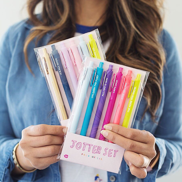 JOTTER GEL PENS - WHAT DAY IS IT? - SIX PACK