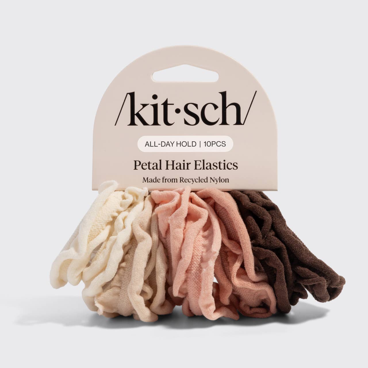 KITSCH PETAL HAIR ELASTICS - 10 PC SET