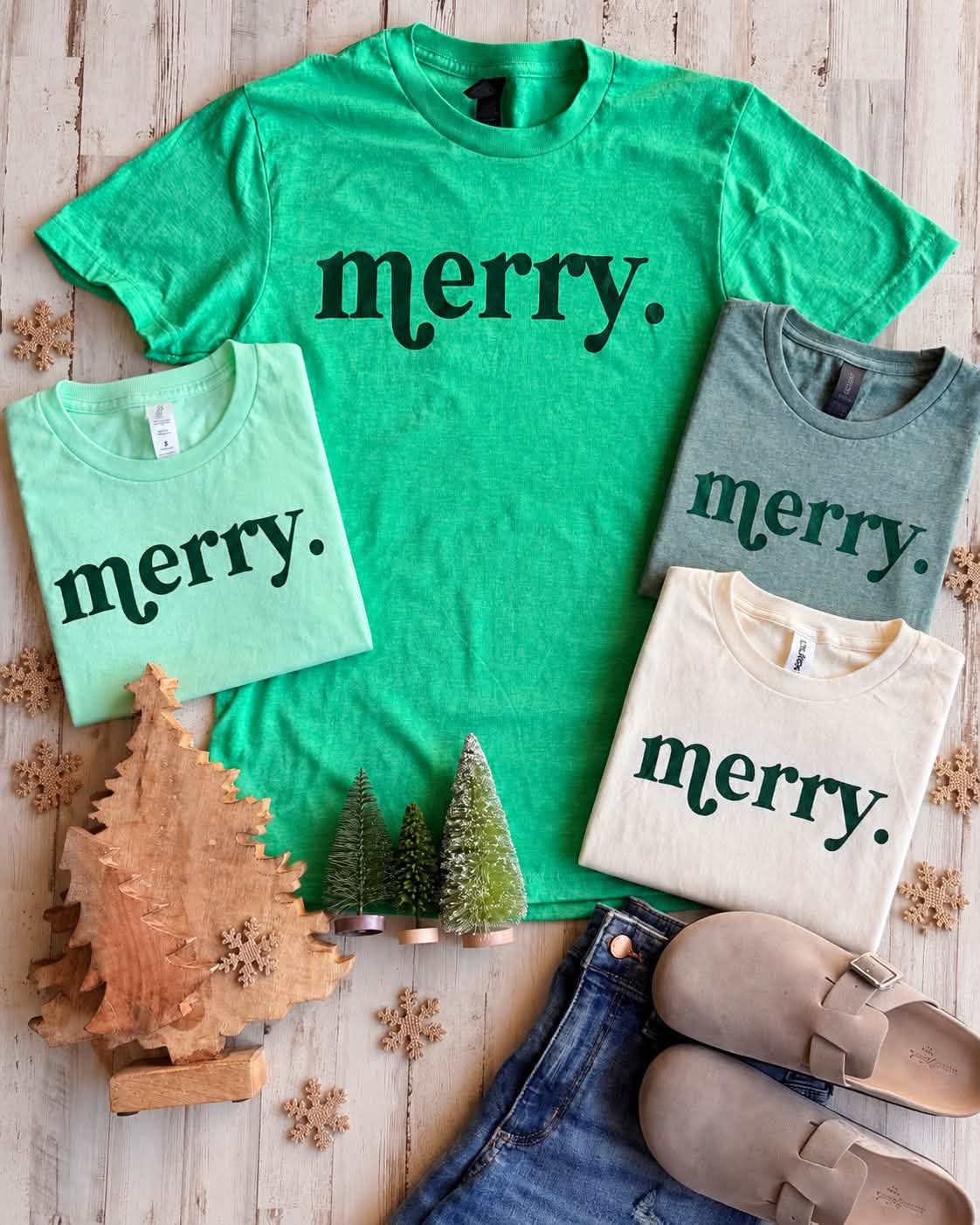 *PREORDER* MERRY TEE - FOUR COLORS