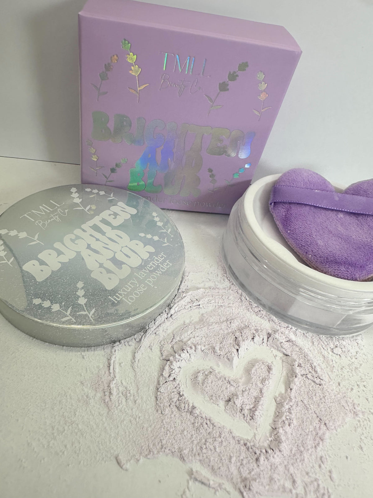 TMLL Brighten & Blur Lavender Setting Powder