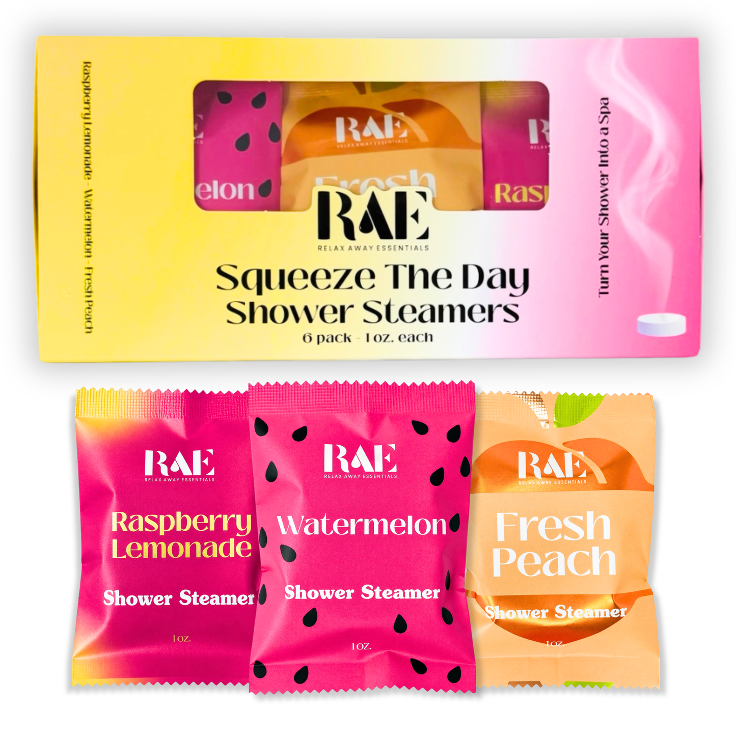 Squeeze The Day Fruity Shower Steamers