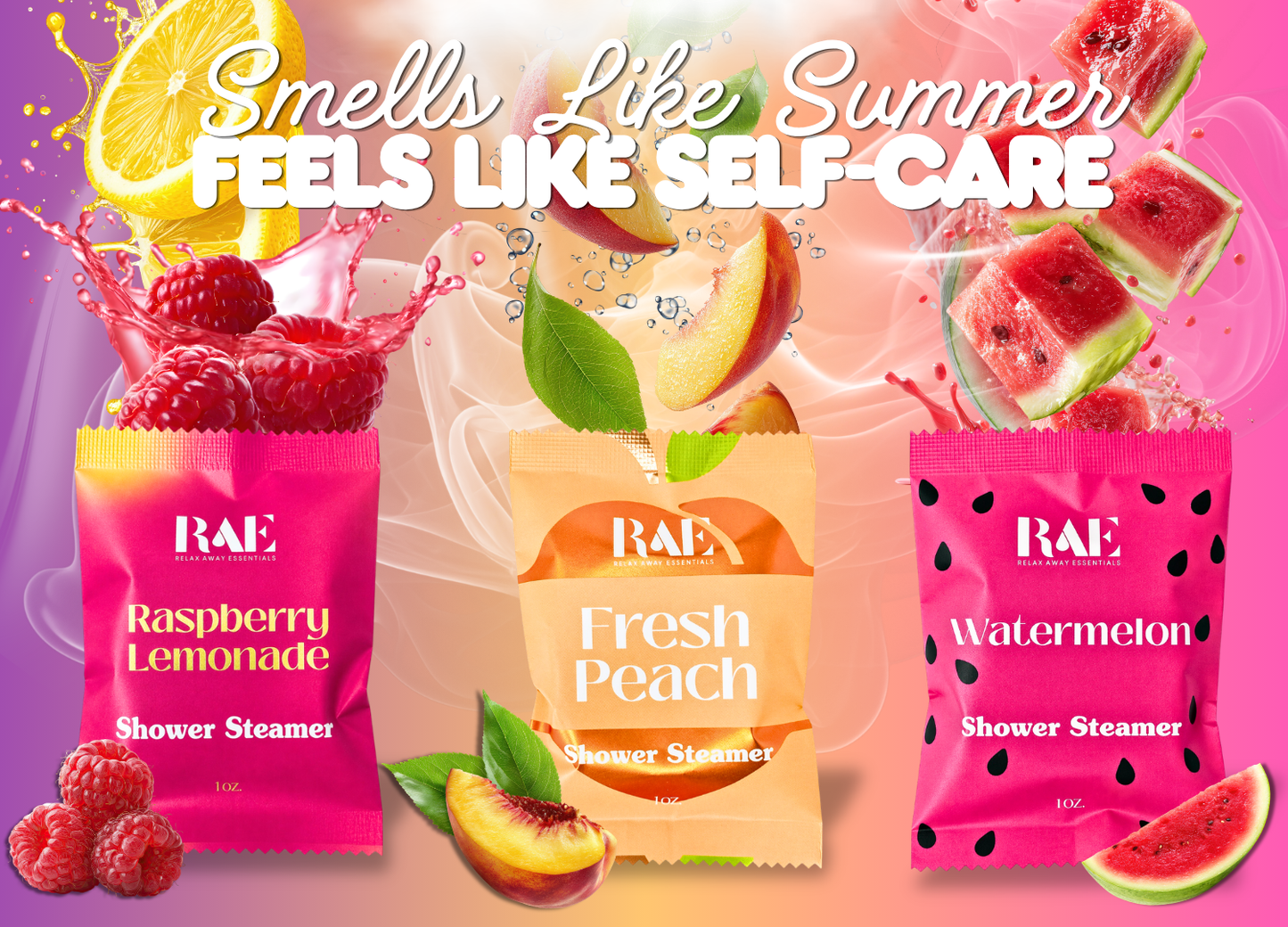 Squeeze The Day Fruity Shower Steamers