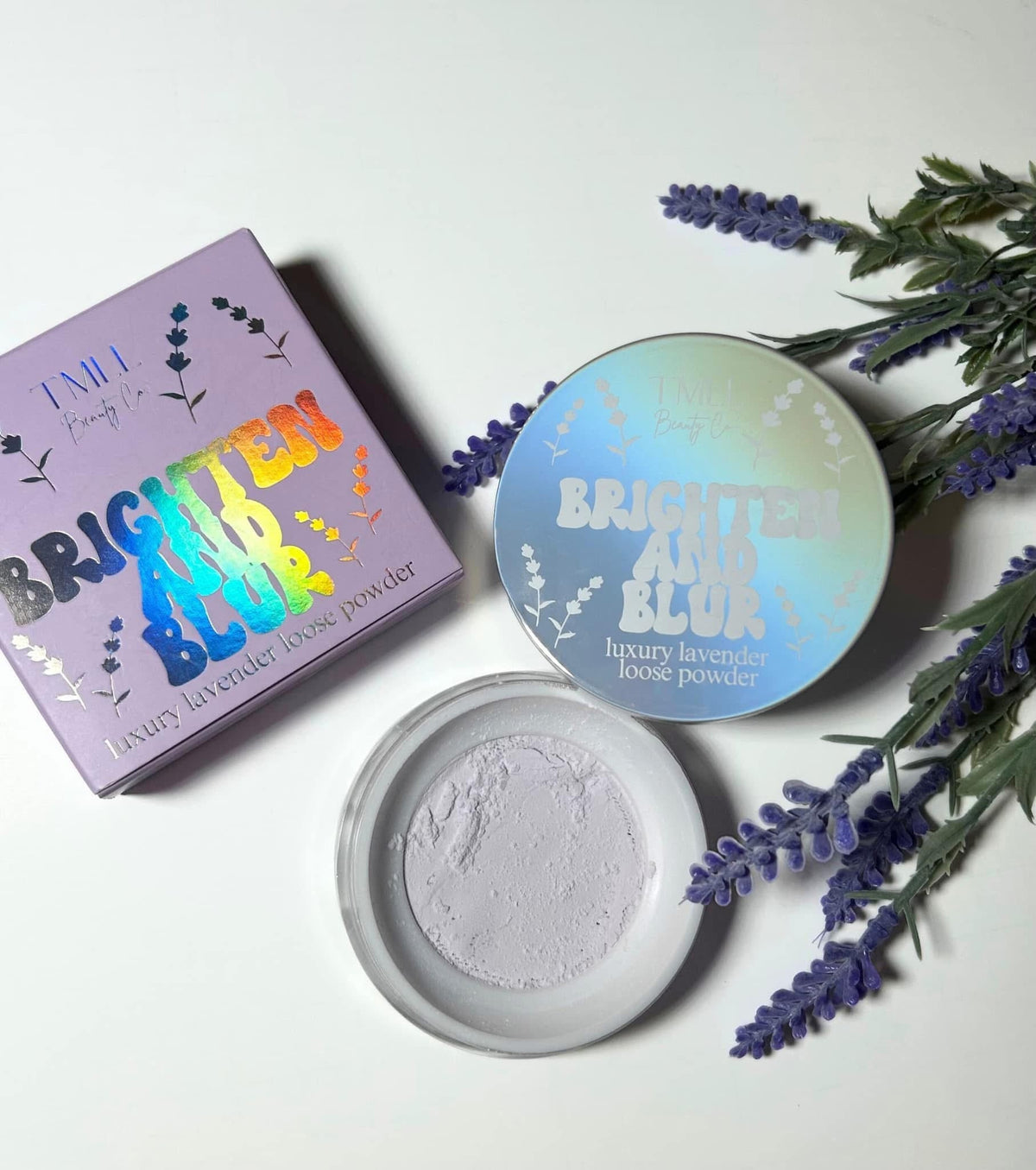 TMLL Brighten & Blur Lavender Setting Powder