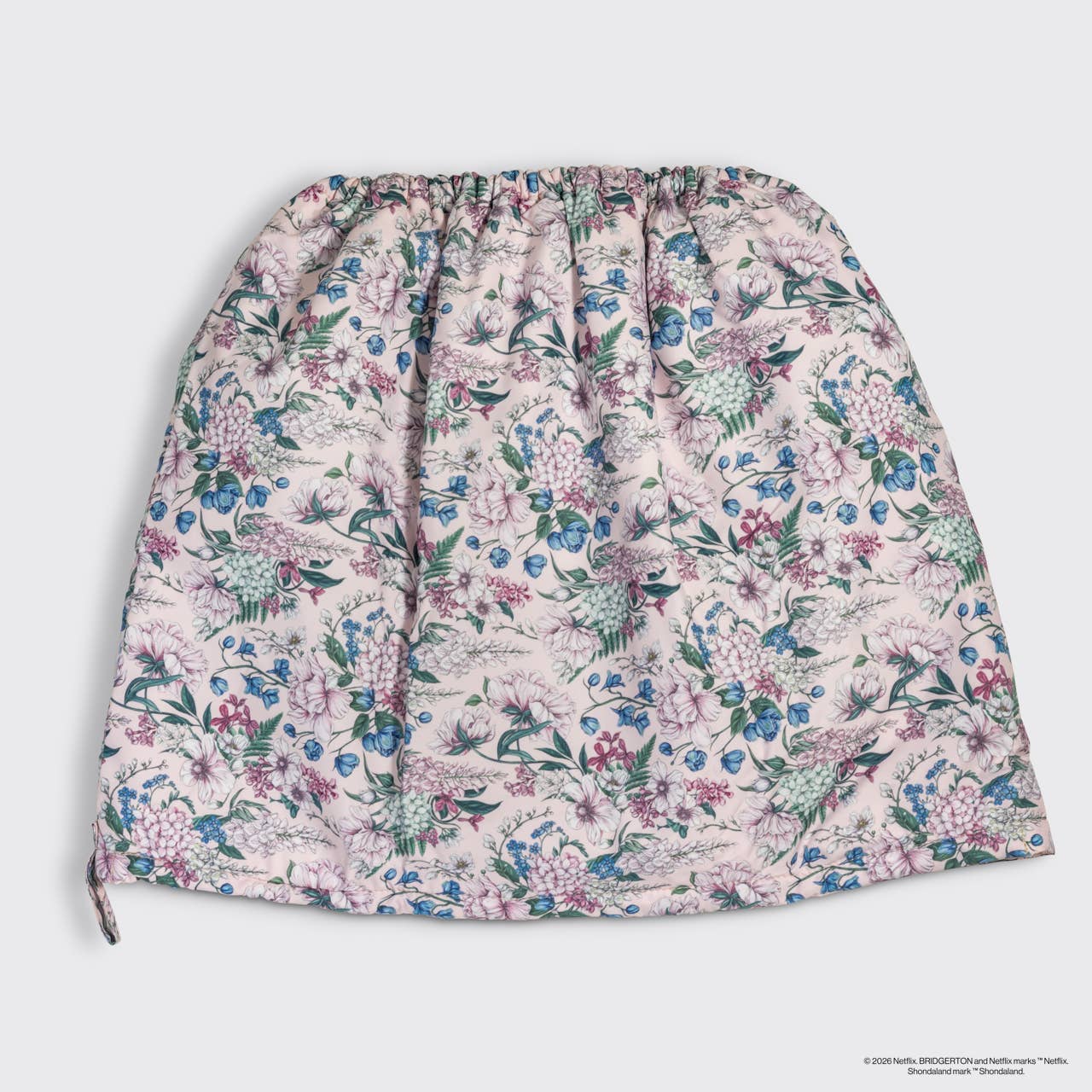KITSCH x BRIDGERTON SATIN-LINED FLEXI SHOWER CAP in WISTERIA