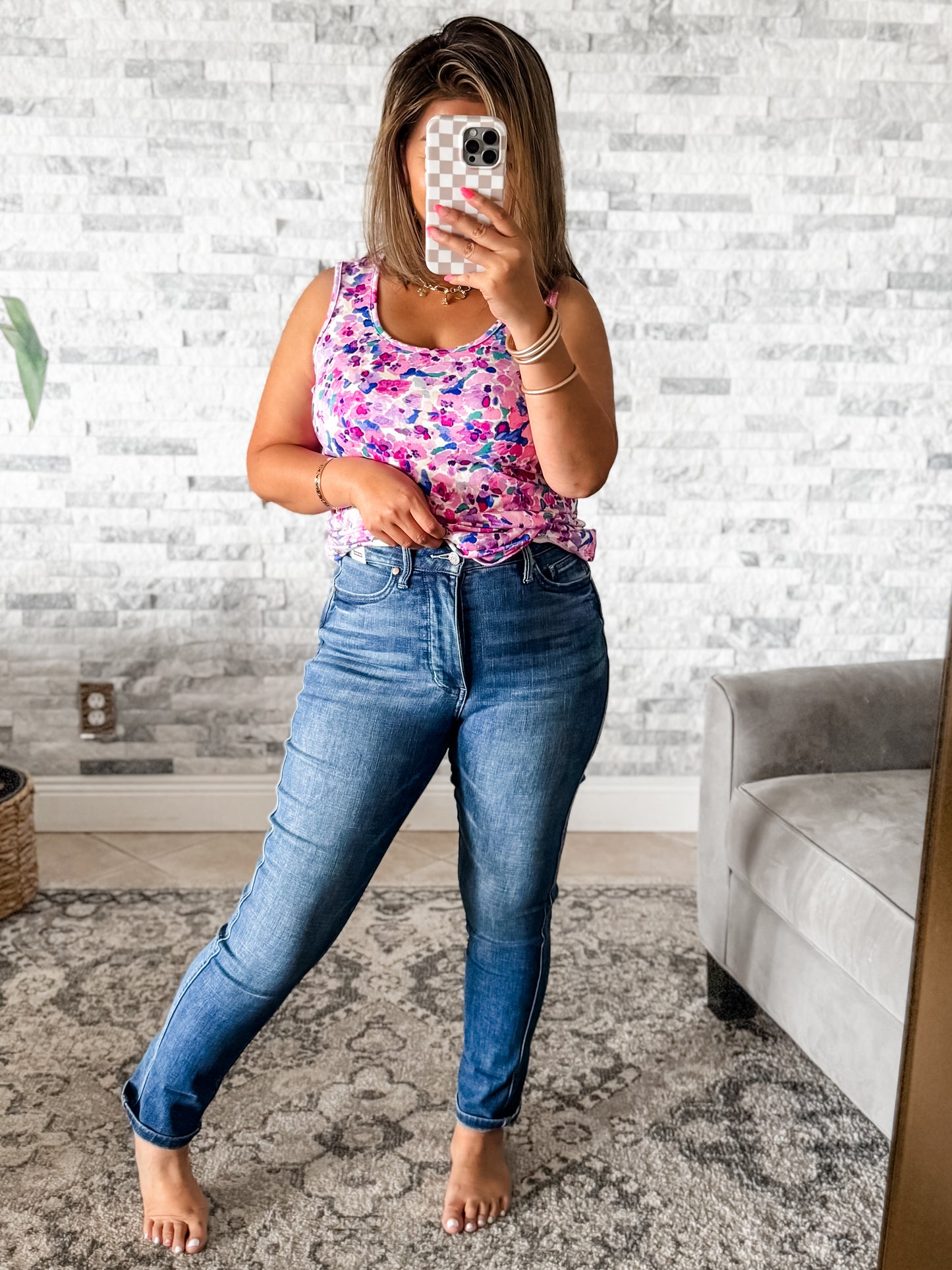 JUDY BLUE SKINNY CUFFED CAPRIS or SHORT SKINNIES