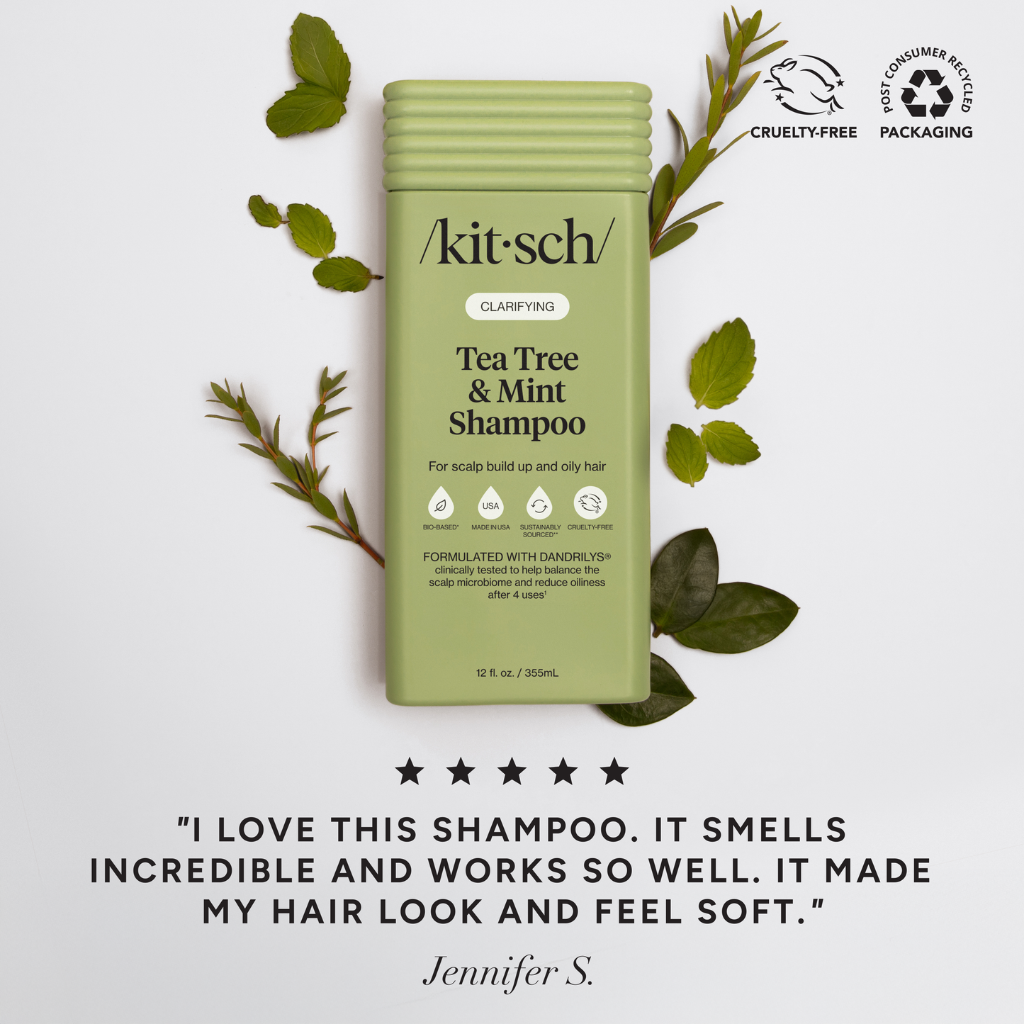 KITSCH CLARIFYING TEA TREE & MINT SHAMPOO & CONDITIONER COMBO