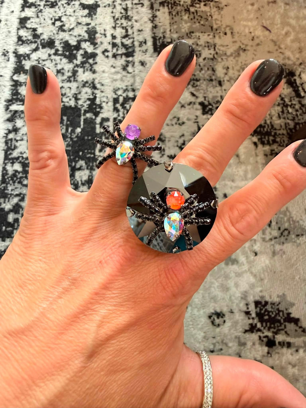 THE ITSY BITSY SPIDER SWAROVSKI RING