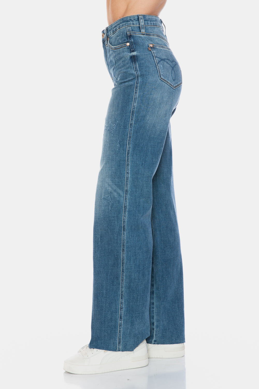 JUDY BLUE HIGH RISE TUMMY CONTROL STRAIGHT LEG JEANS