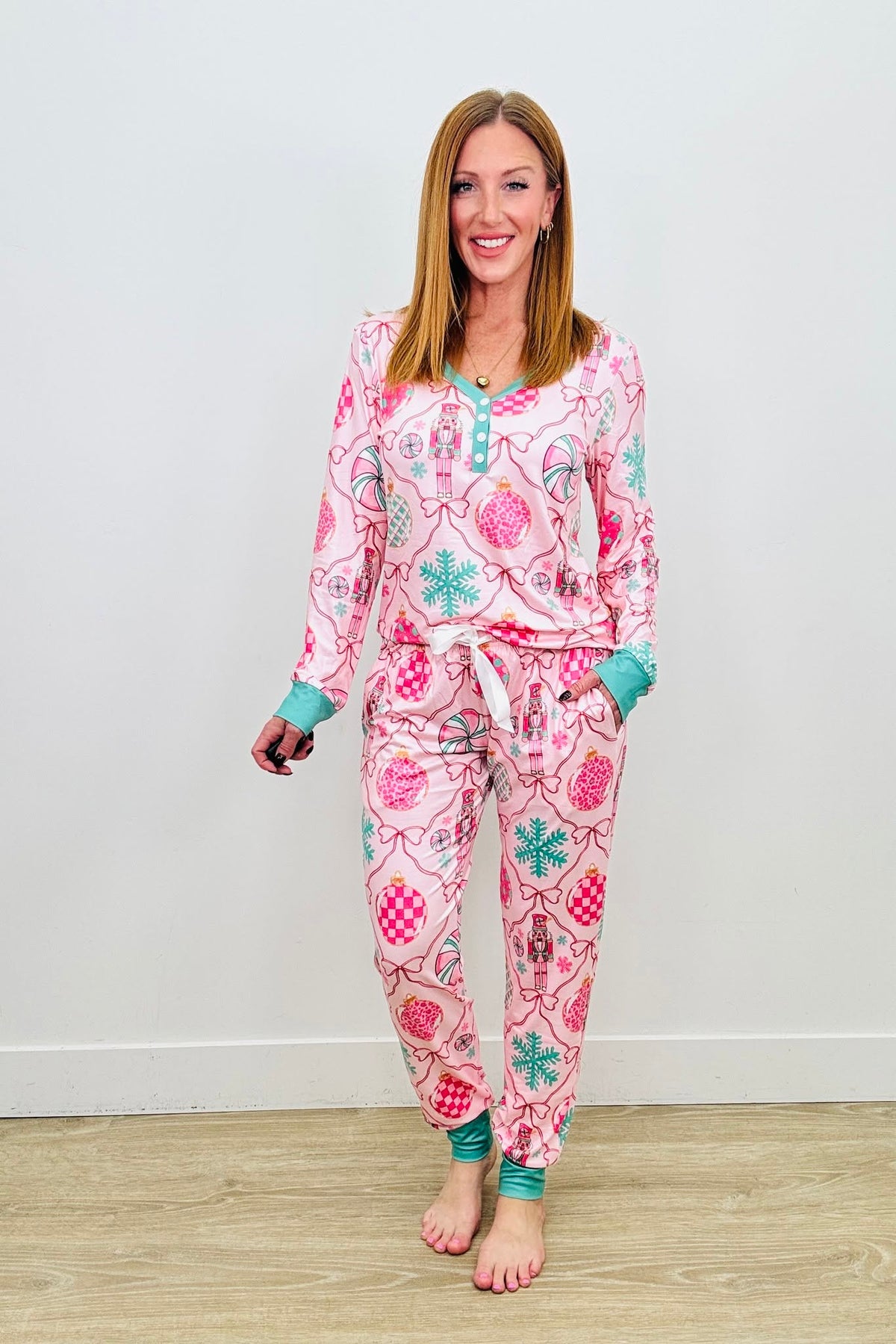 *PREORDER* MOMMY & ME PAJAMA SETS - PINK NUTCRACKER