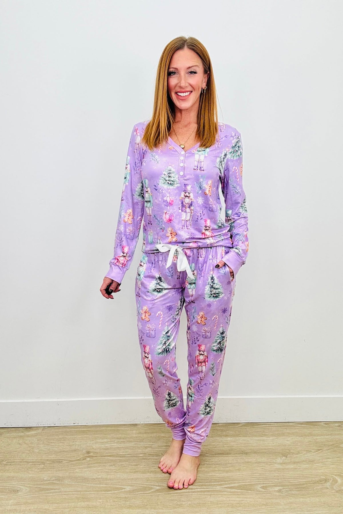 *PREORDER* MOMMY & ME PAJAMA SETS - PURPLE NUTCRACKER