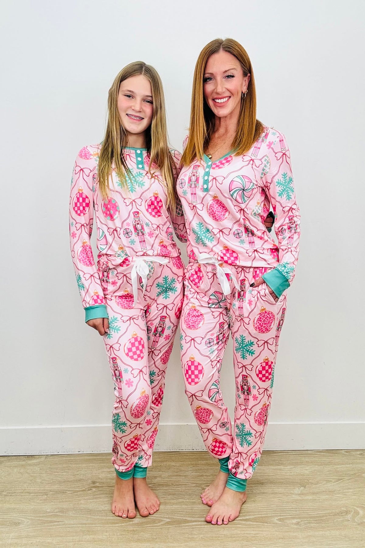 *PREORDER* MOMMY & ME PAJAMA SETS - PINK NUTCRACKER