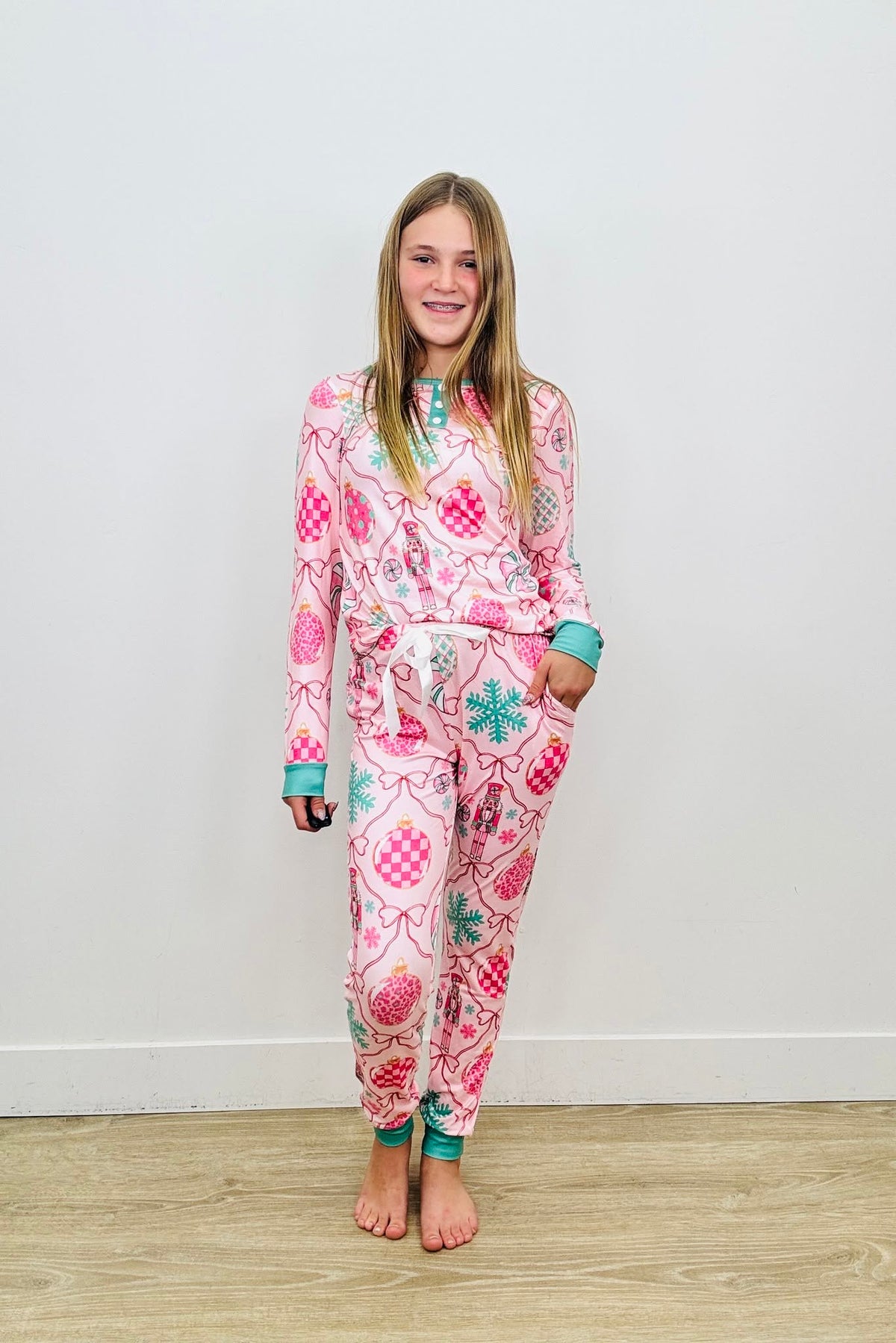 *PREORDER* MOMMY & ME PAJAMA SETS - PINK NUTCRACKER