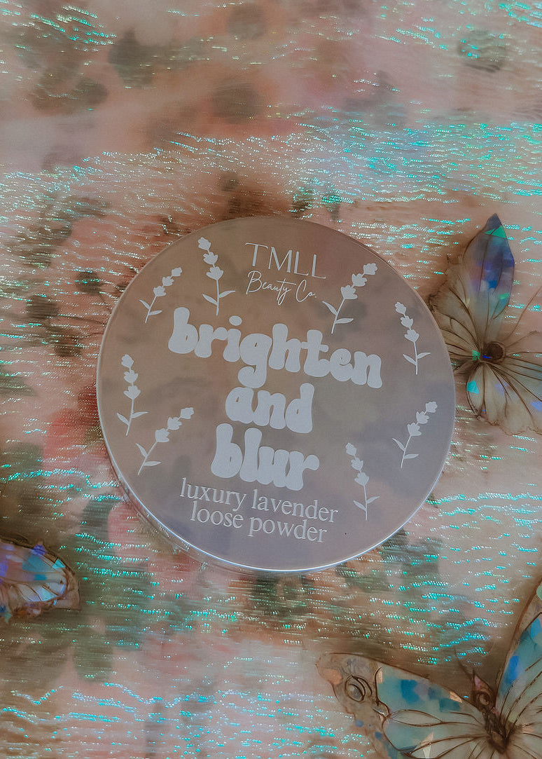 TMLL Brighten & Blur Lavender Setting Powder