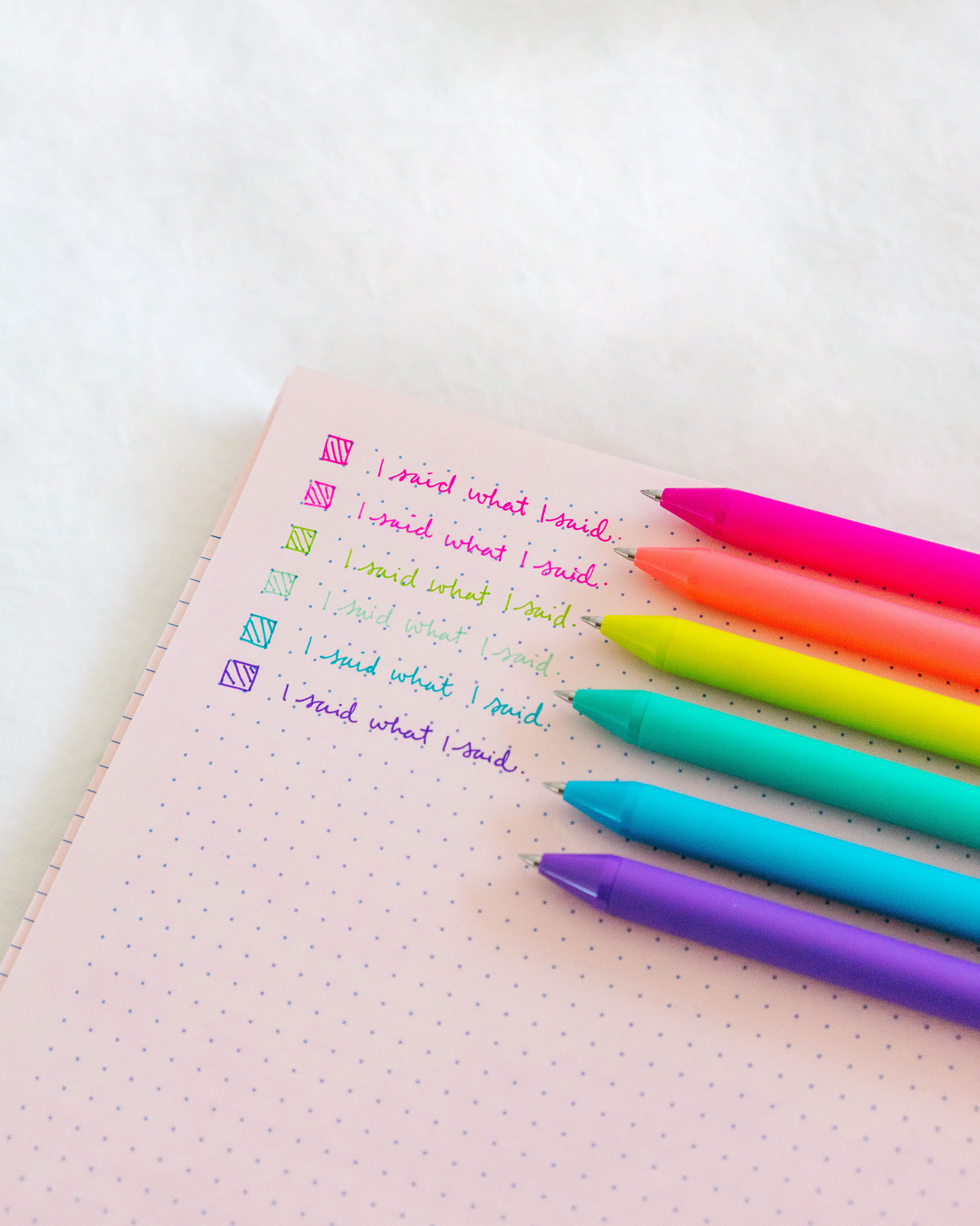 JOTTER GEL PENS - WHAT DAY IS IT? - SIX PACK