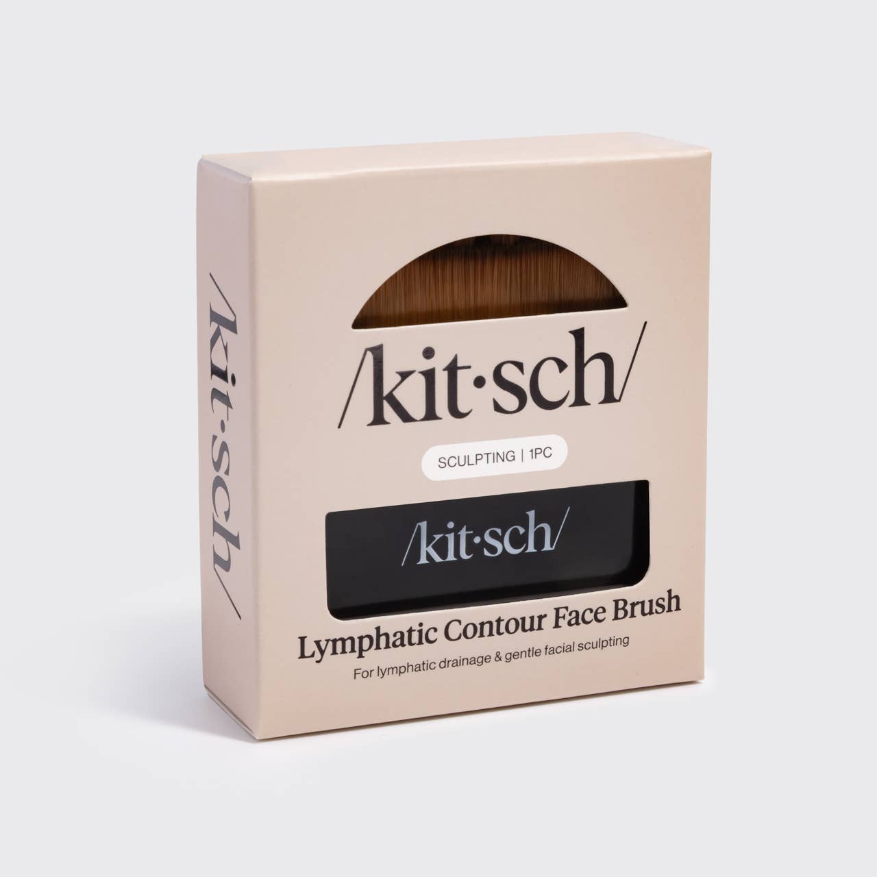 KITSCH LYMPHATIC CONTOUR FACE BRUSH - BLACK