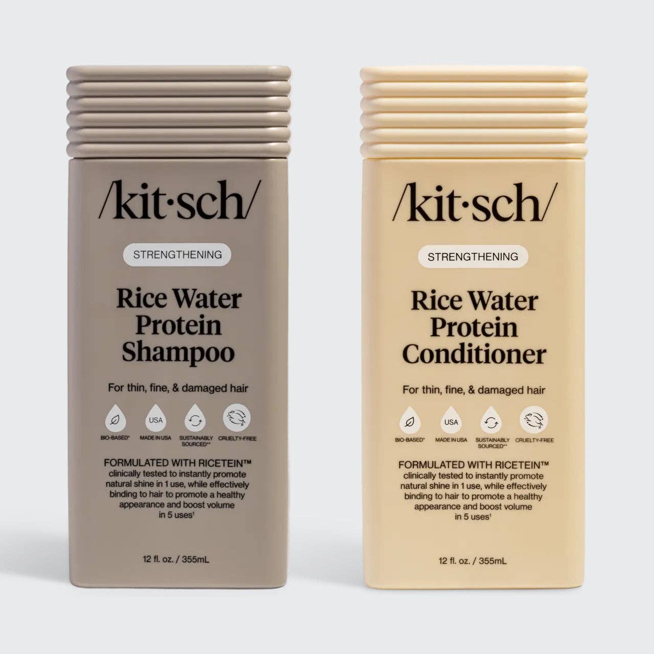KITSCH STRENGTHENING RICE WATER SHAMPOO & CONDITIONER COMBO