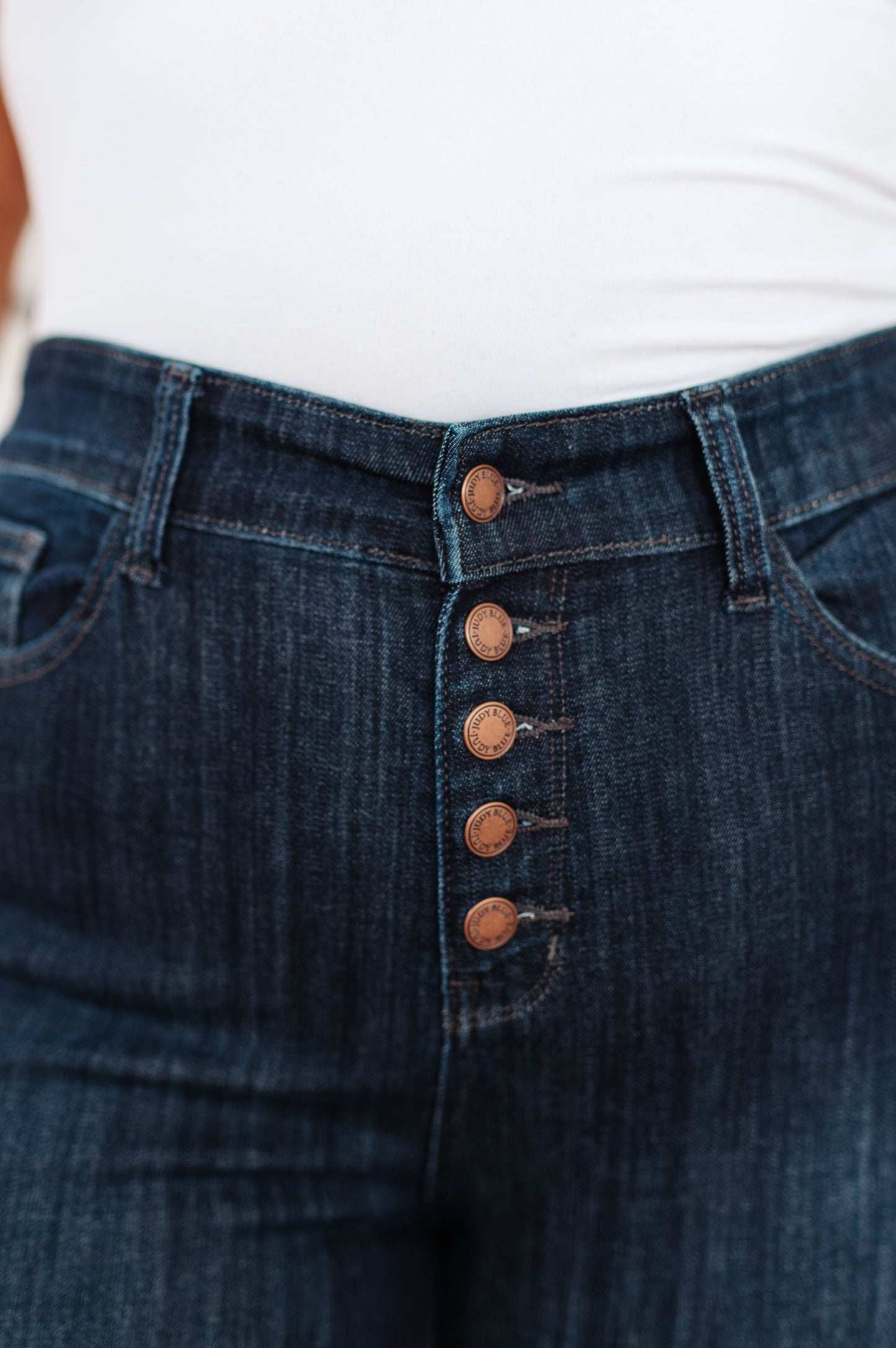 JUDY BLUE BUTTON FLY RESIN WASH BUTTON FLY SKINNY JEANS