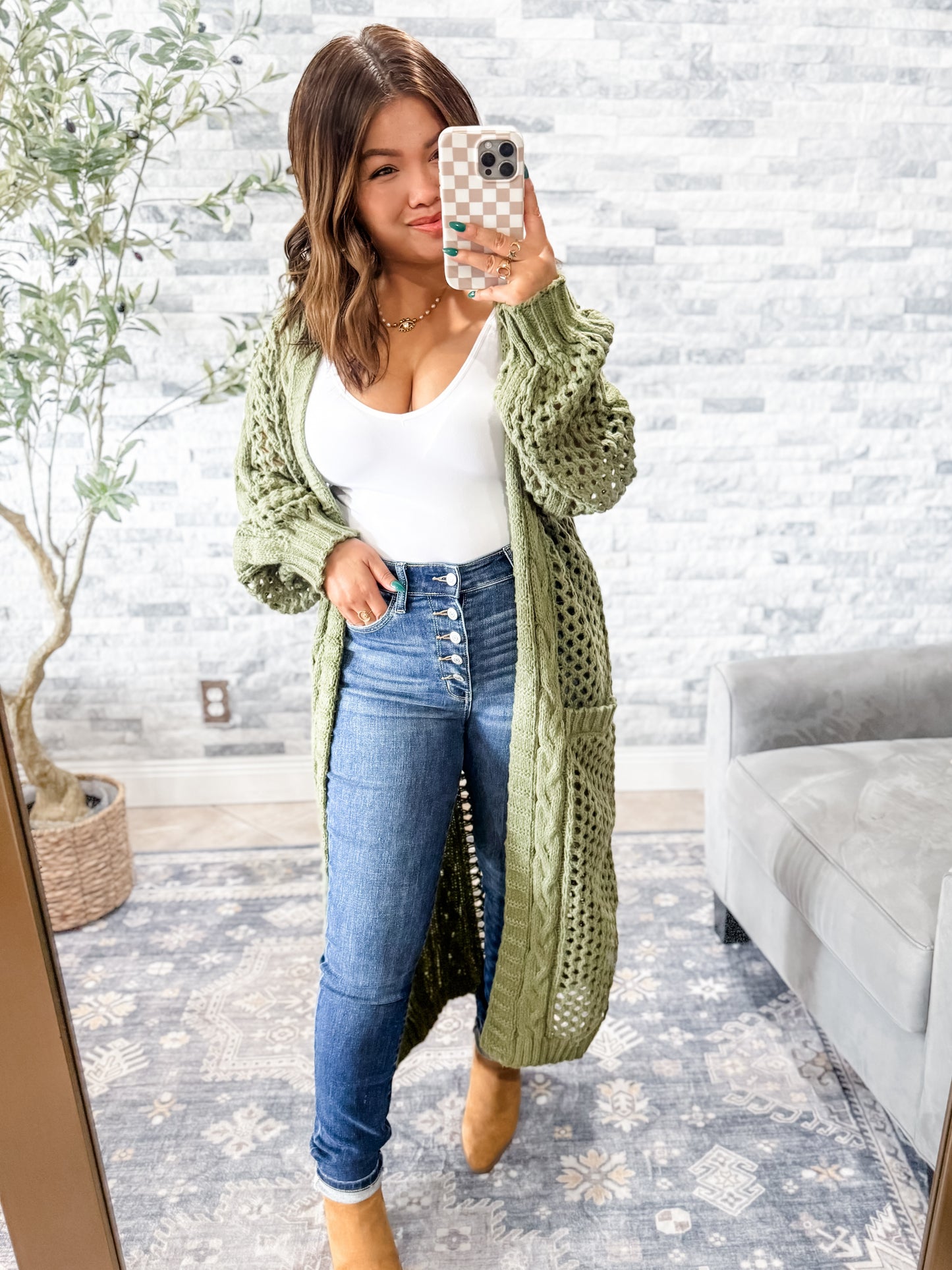 JUDY BLUE HIGH RISE BUTTON FLY SKINNY JEANS