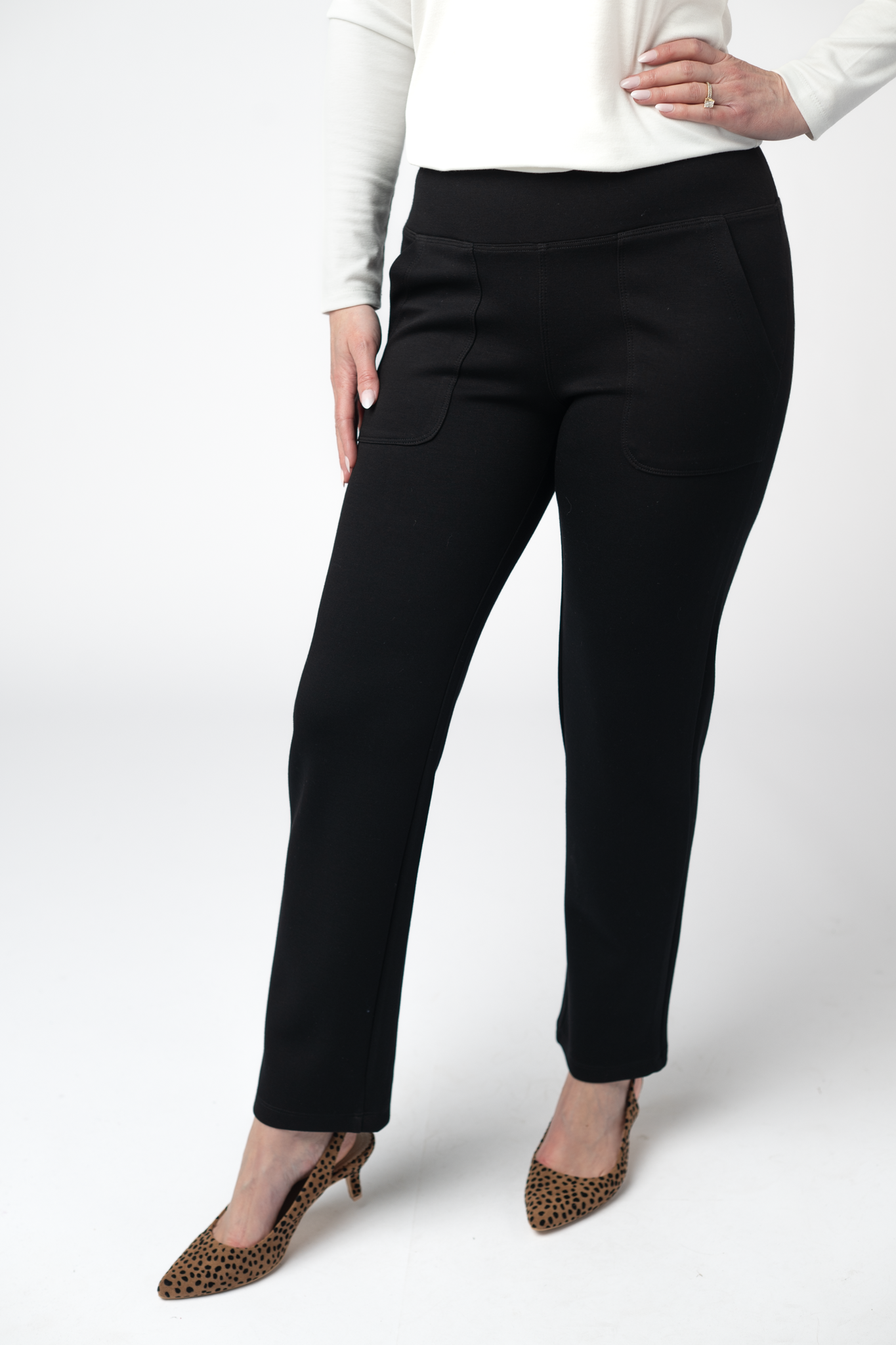 Luxe Ankle Bottoms- Black