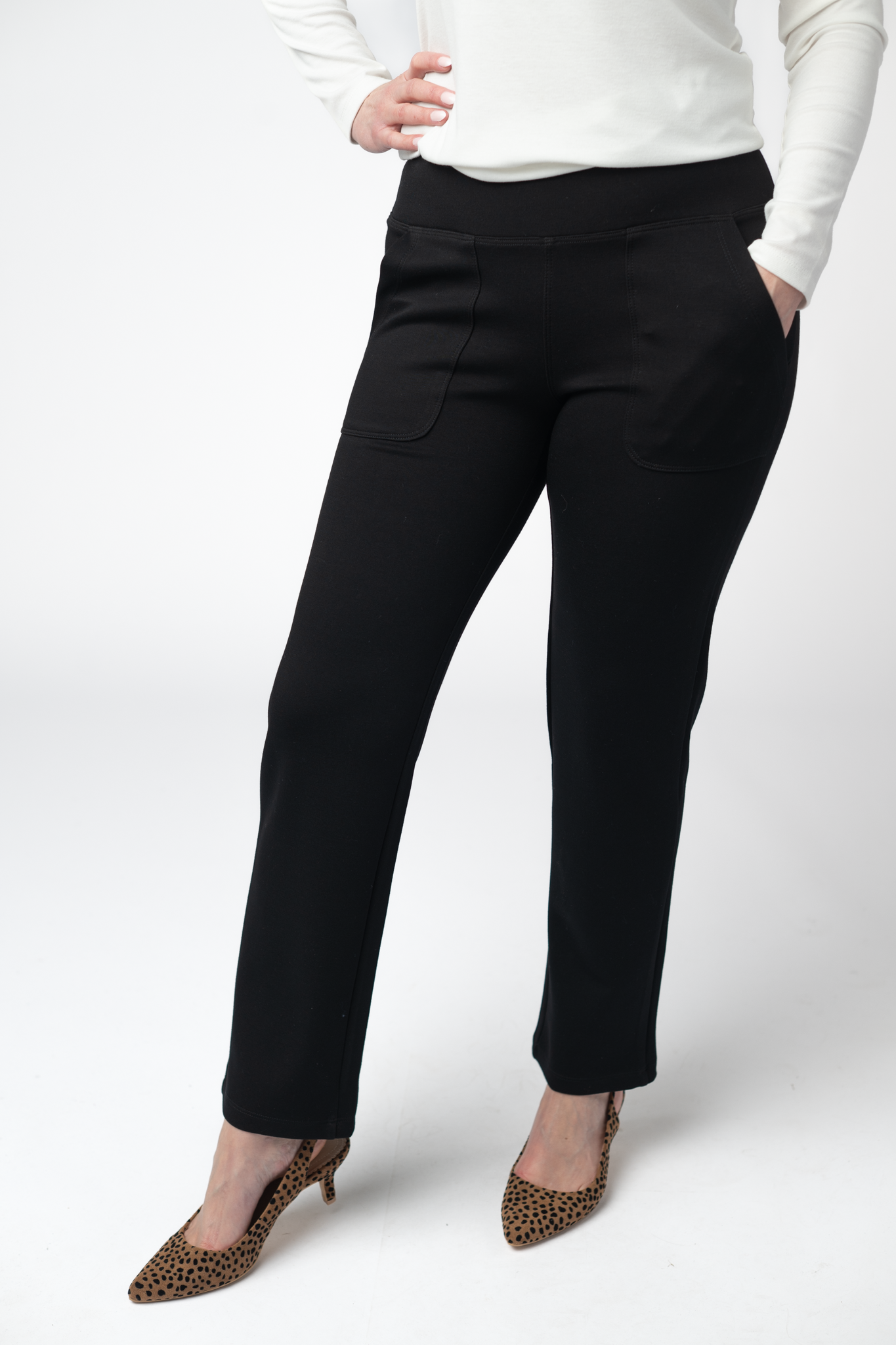 Luxe Ankle Bottoms- Black