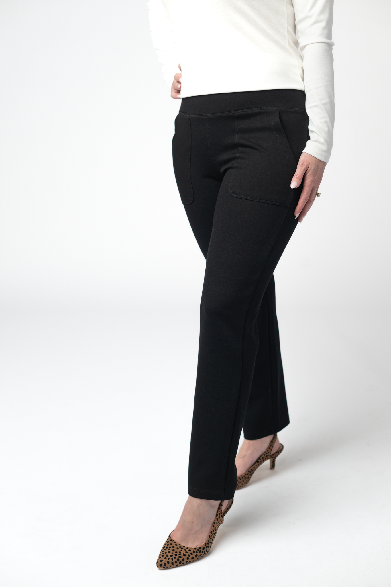 Luxe Ankle Bottoms- Black