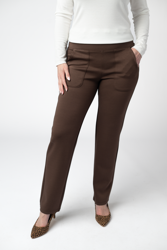 Luxe Ankle Bottoms- Brown