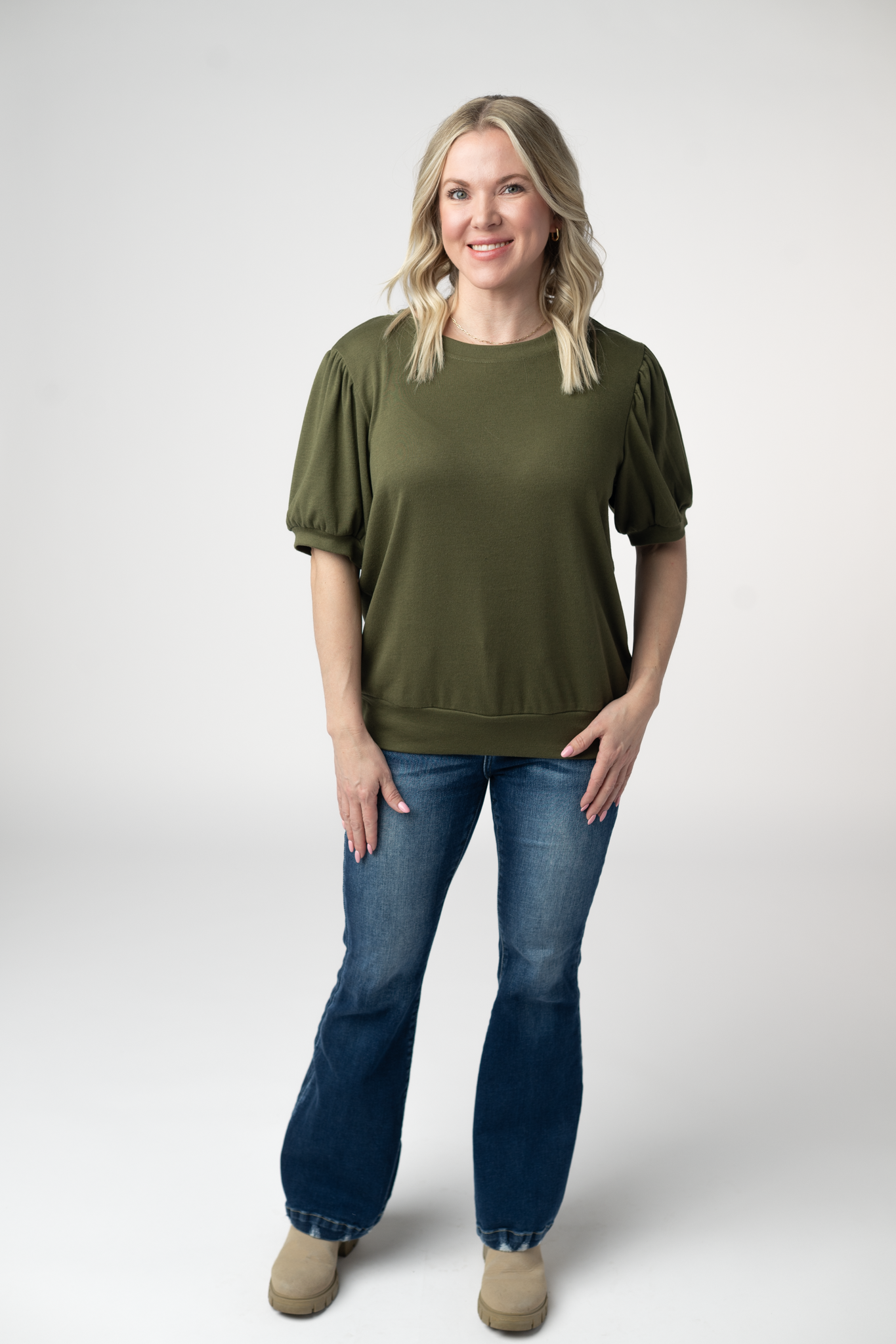 Katie Cozy Top - Olive
