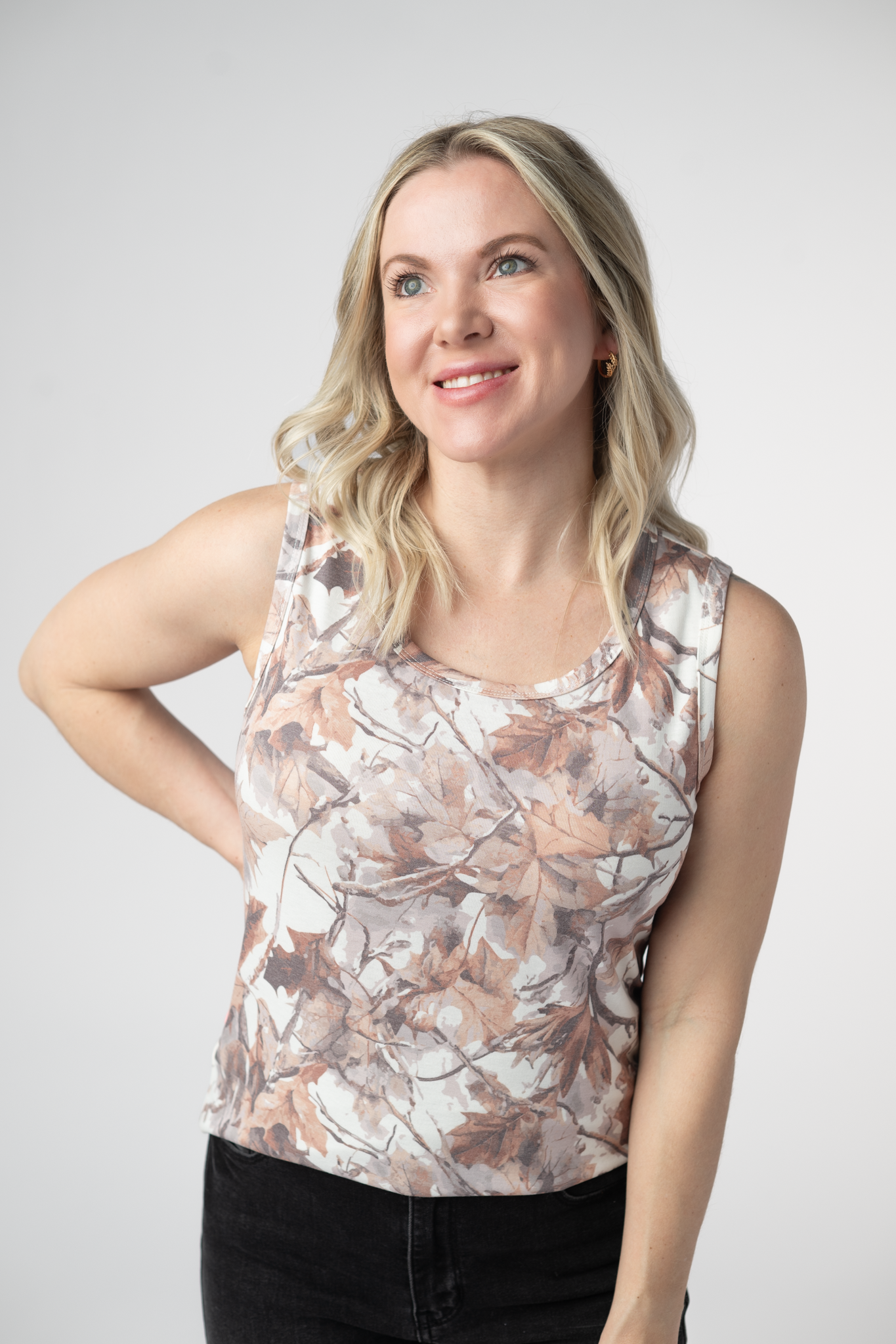 Ava Tank - Woodsy Camo