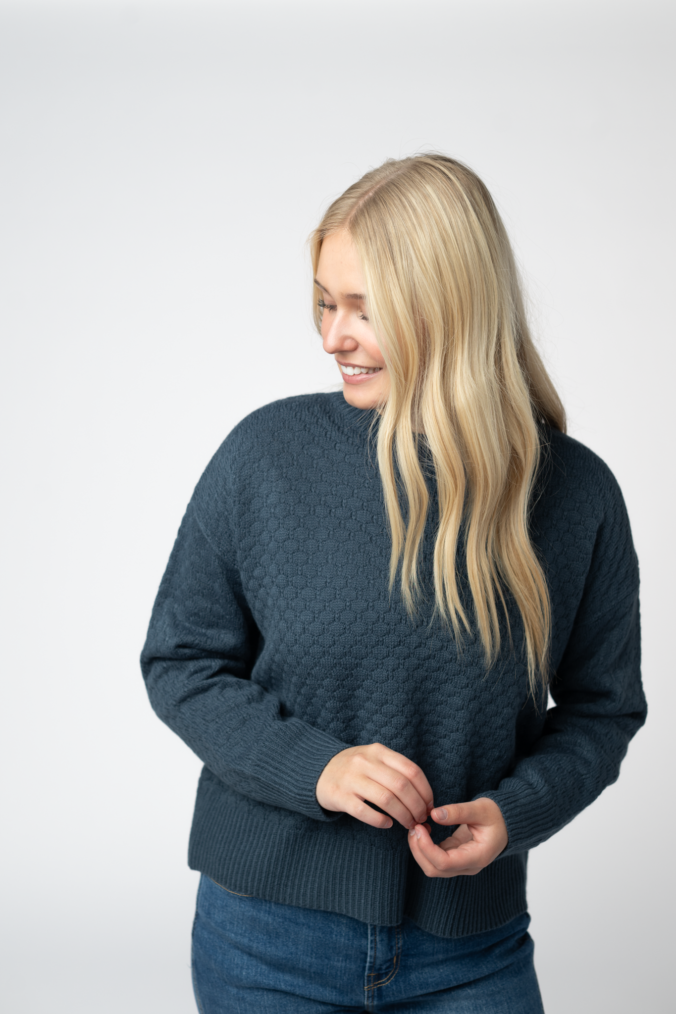 Gianna Pullover Sweater - Teal