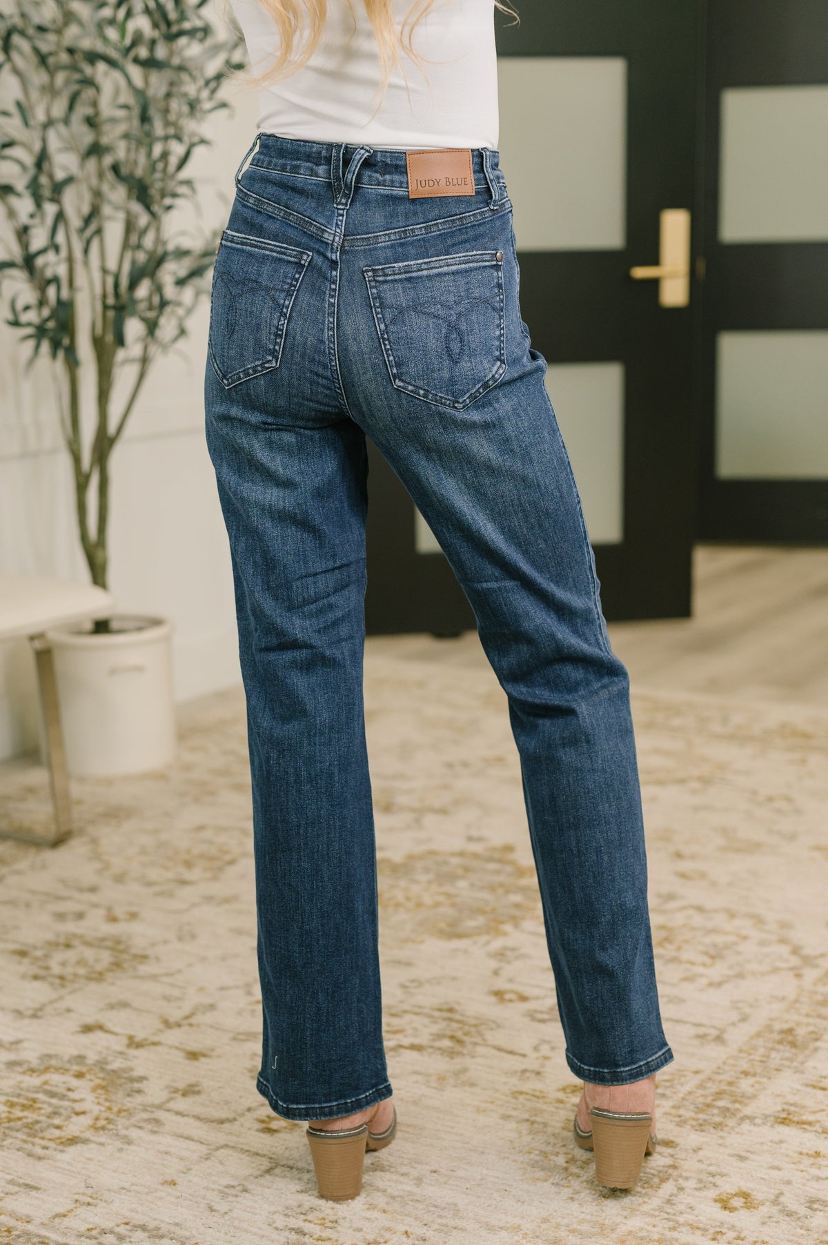 JUDY BLUE HIGH RISE BOOTCUT JEANS with WELT POCKETS