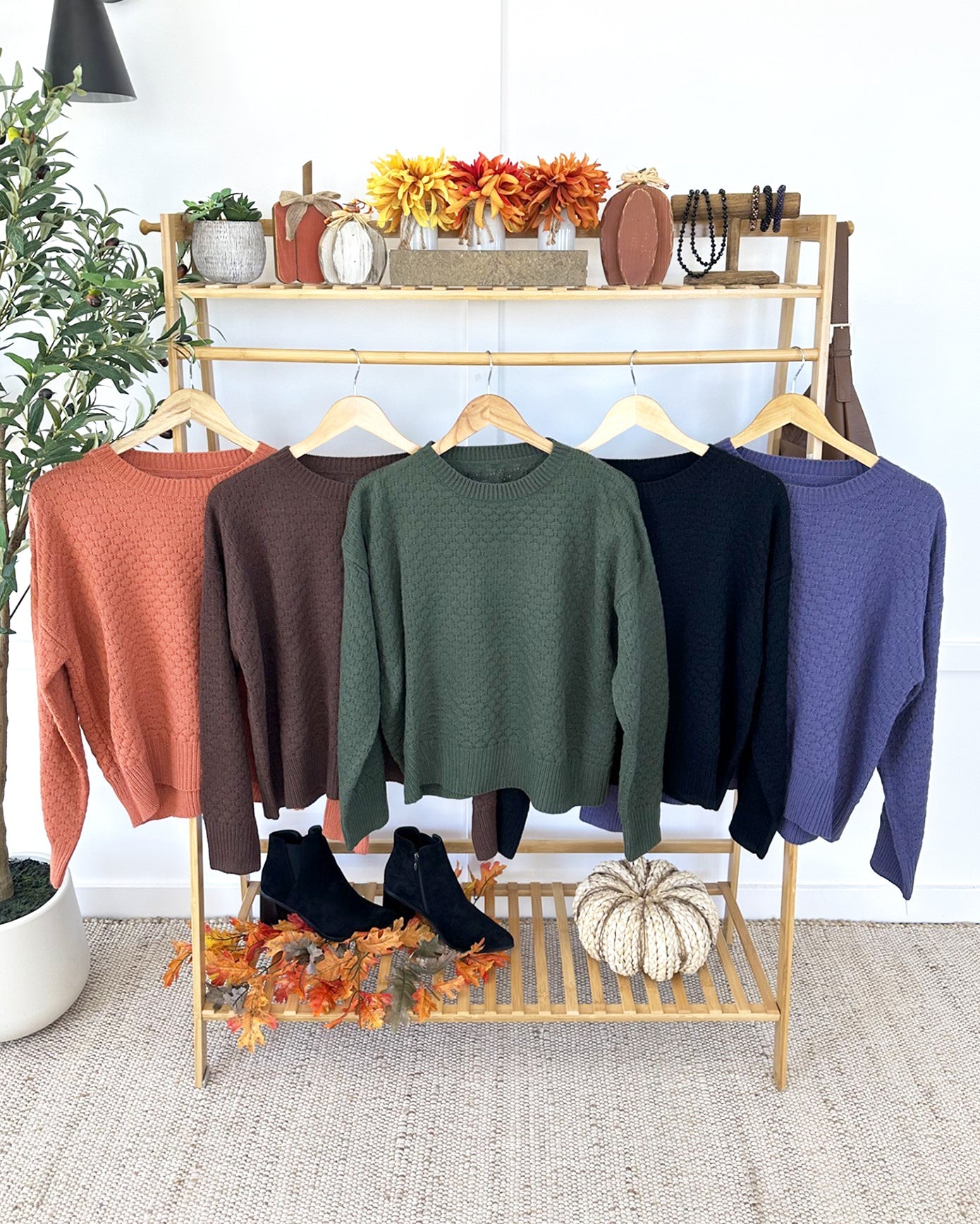 Gianna Pullover Sweater - Black