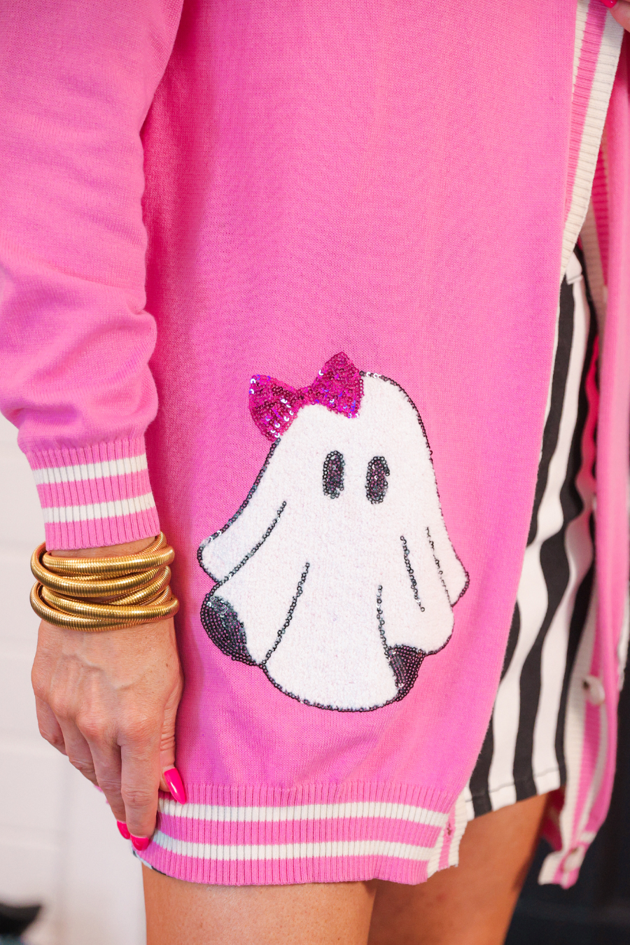 GIGI LONG GHOST CARDIGAN