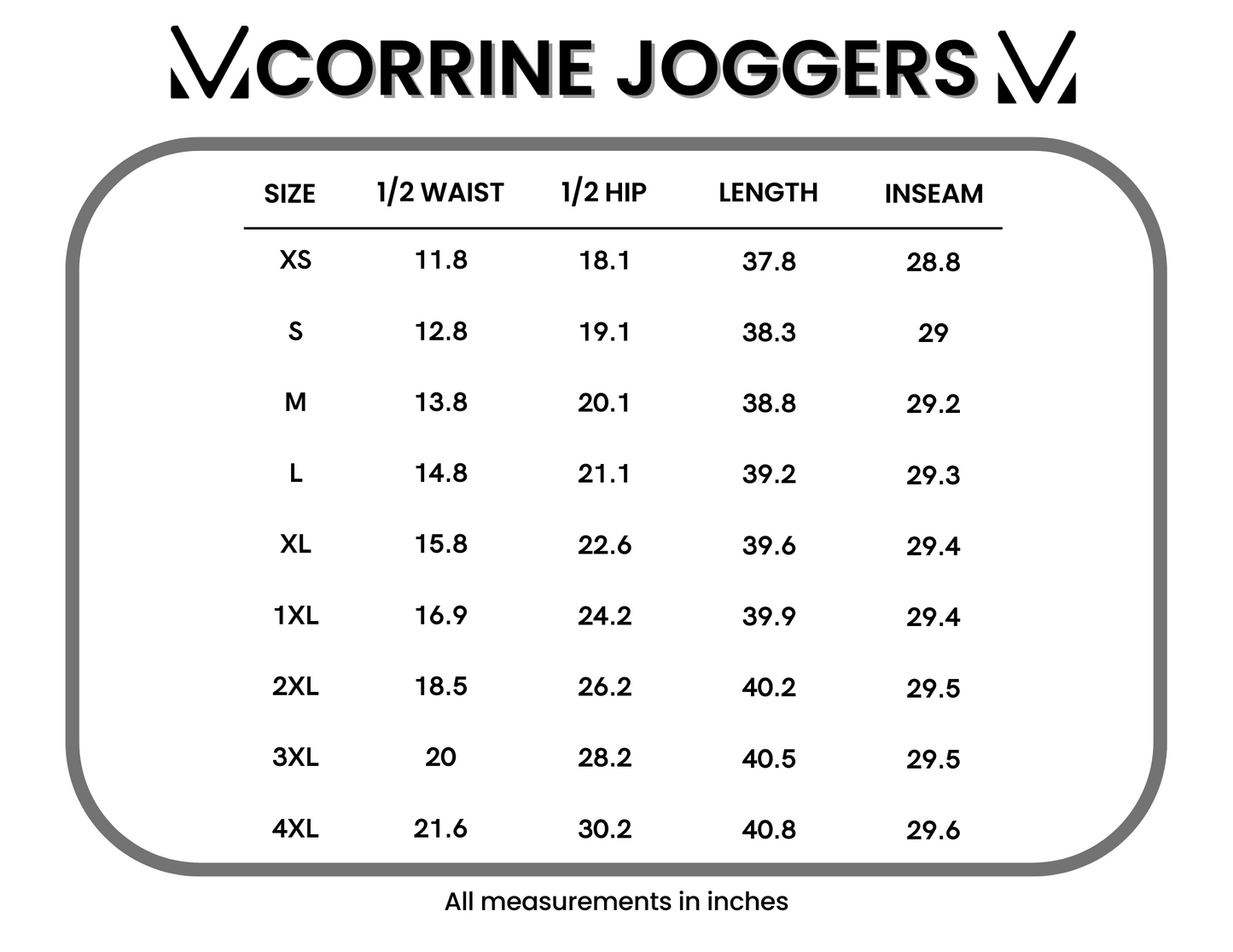 Corrine Joggers - Black