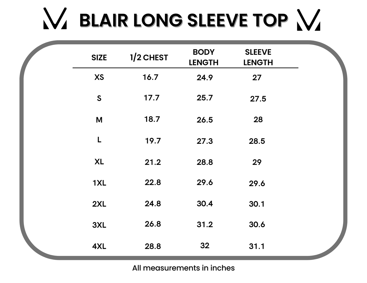 Blair Long Sleeve Top - Black