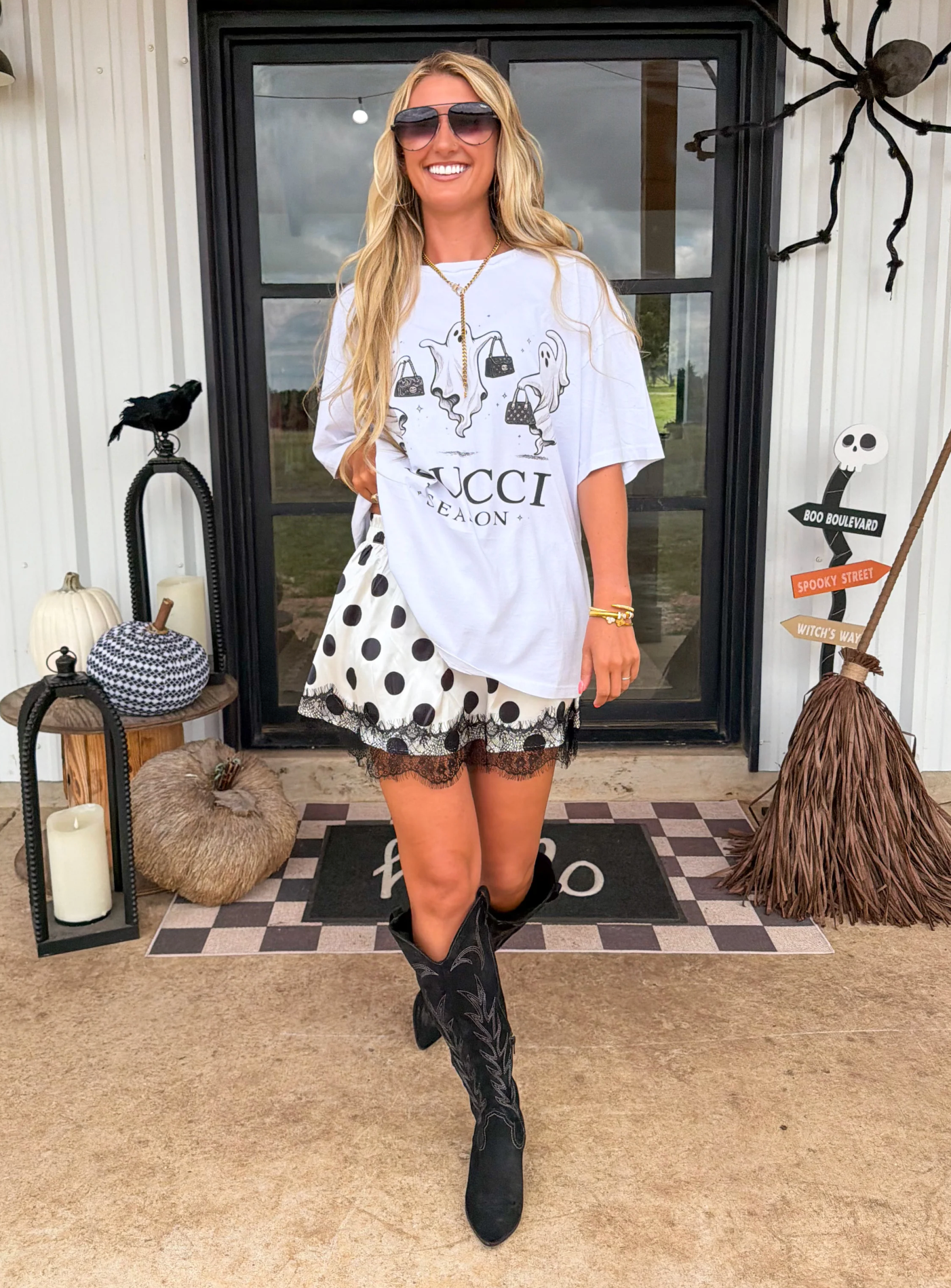*PREORDER* COSMIC CHARM LACE SKIRT - WHITE