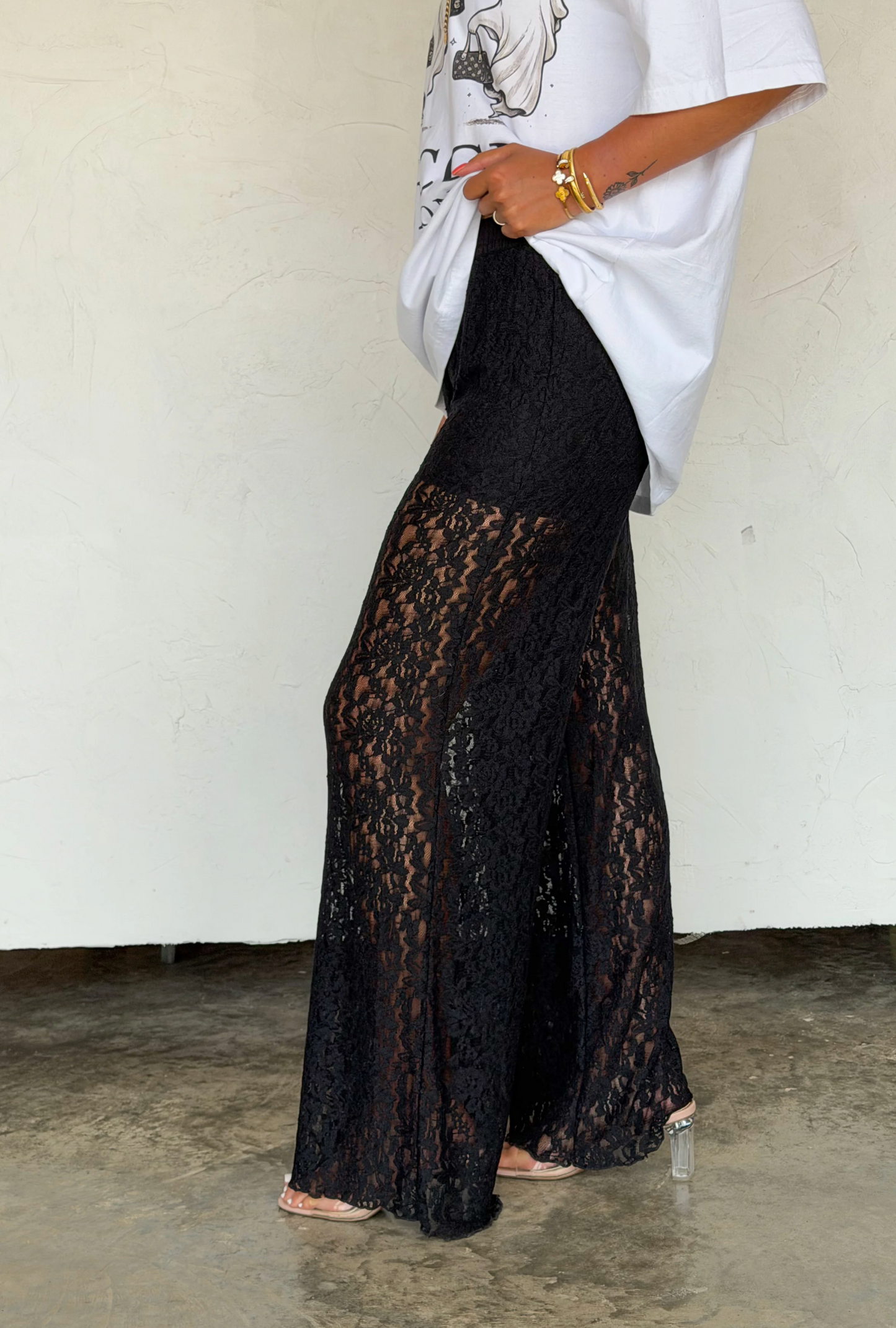 *PREORDER* ENCHANTED EVENING LACE PANTS - TWO COLORS