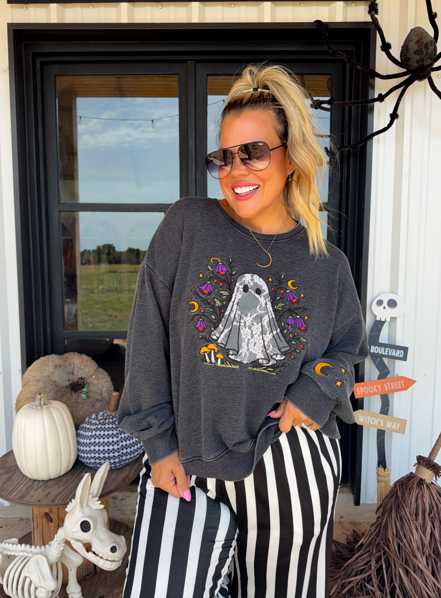 GHOST IN BLOOM PULLOVER