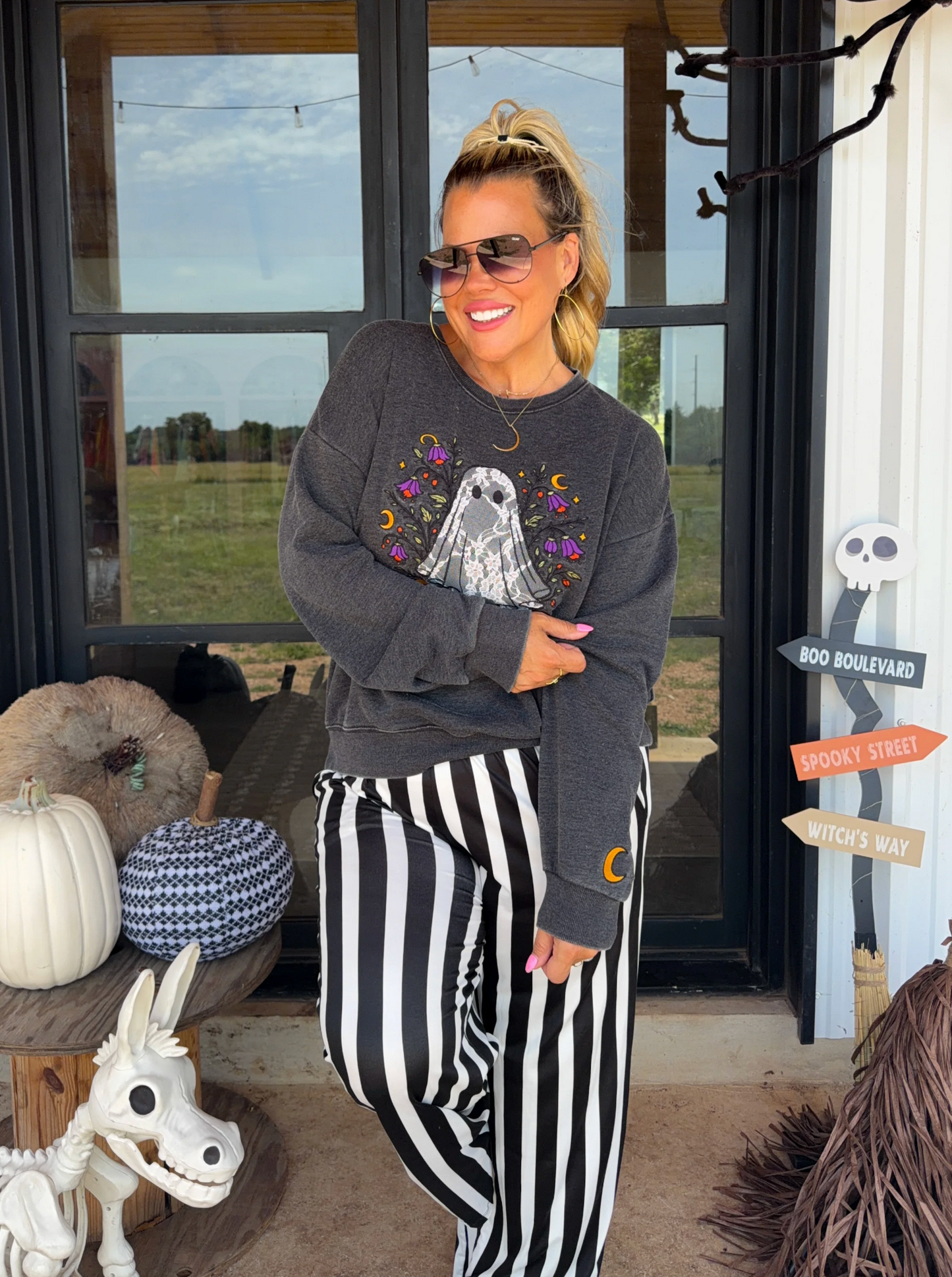 GHOST IN BLOOM PULLOVER