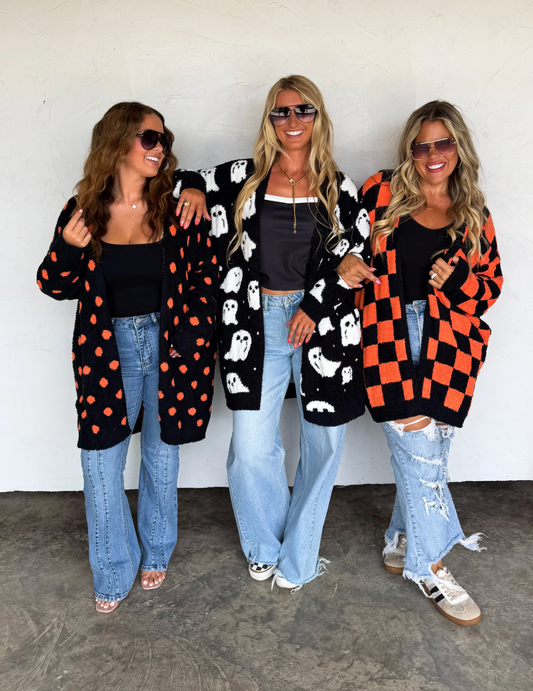 *PREORDER* BOO CREW REVERSIBLE CLOUD CARDIGANS - THREE COLORS