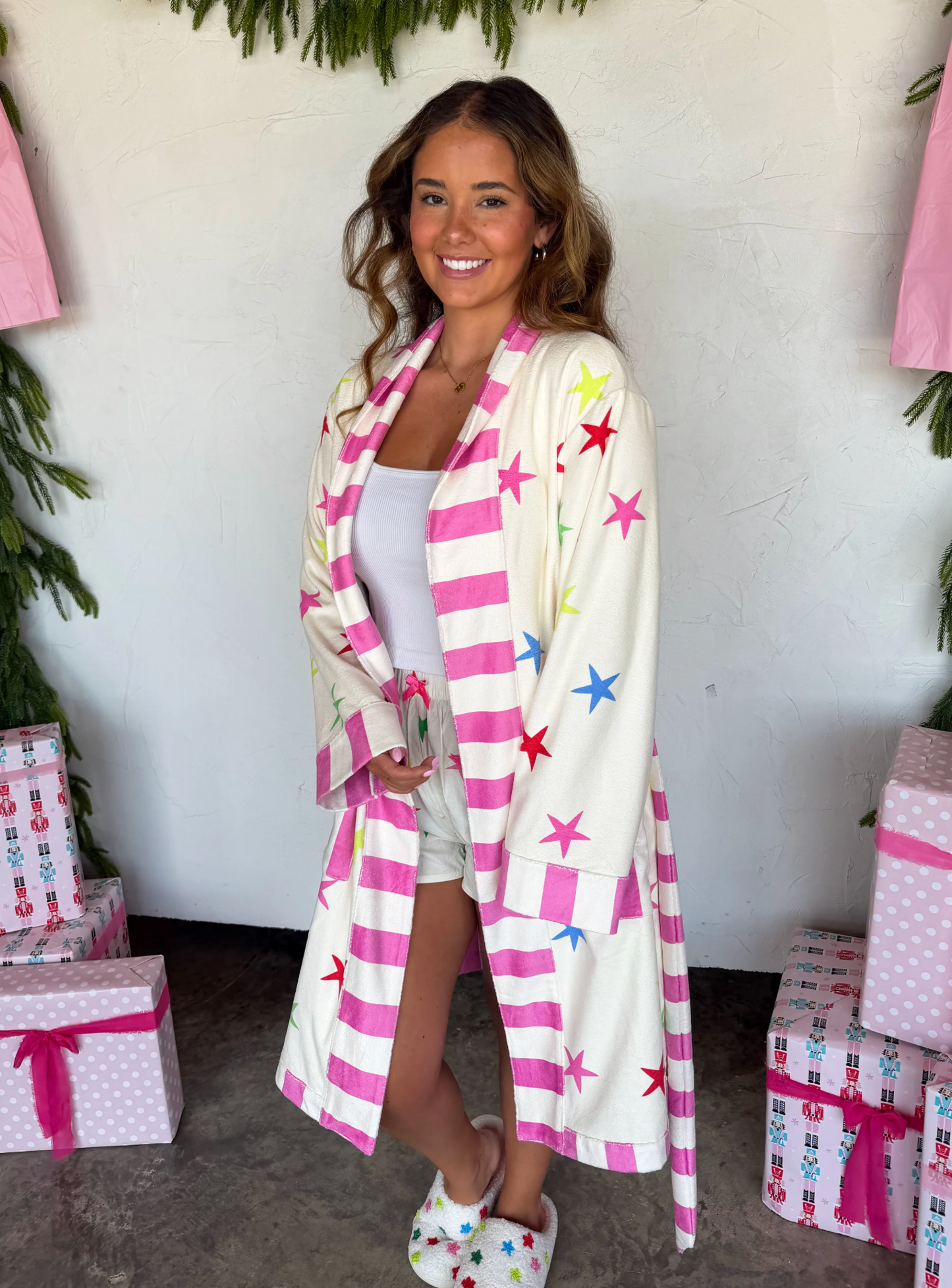 *PREORDER* HOLIDAY AT HOME ROBE - TWO COLORS