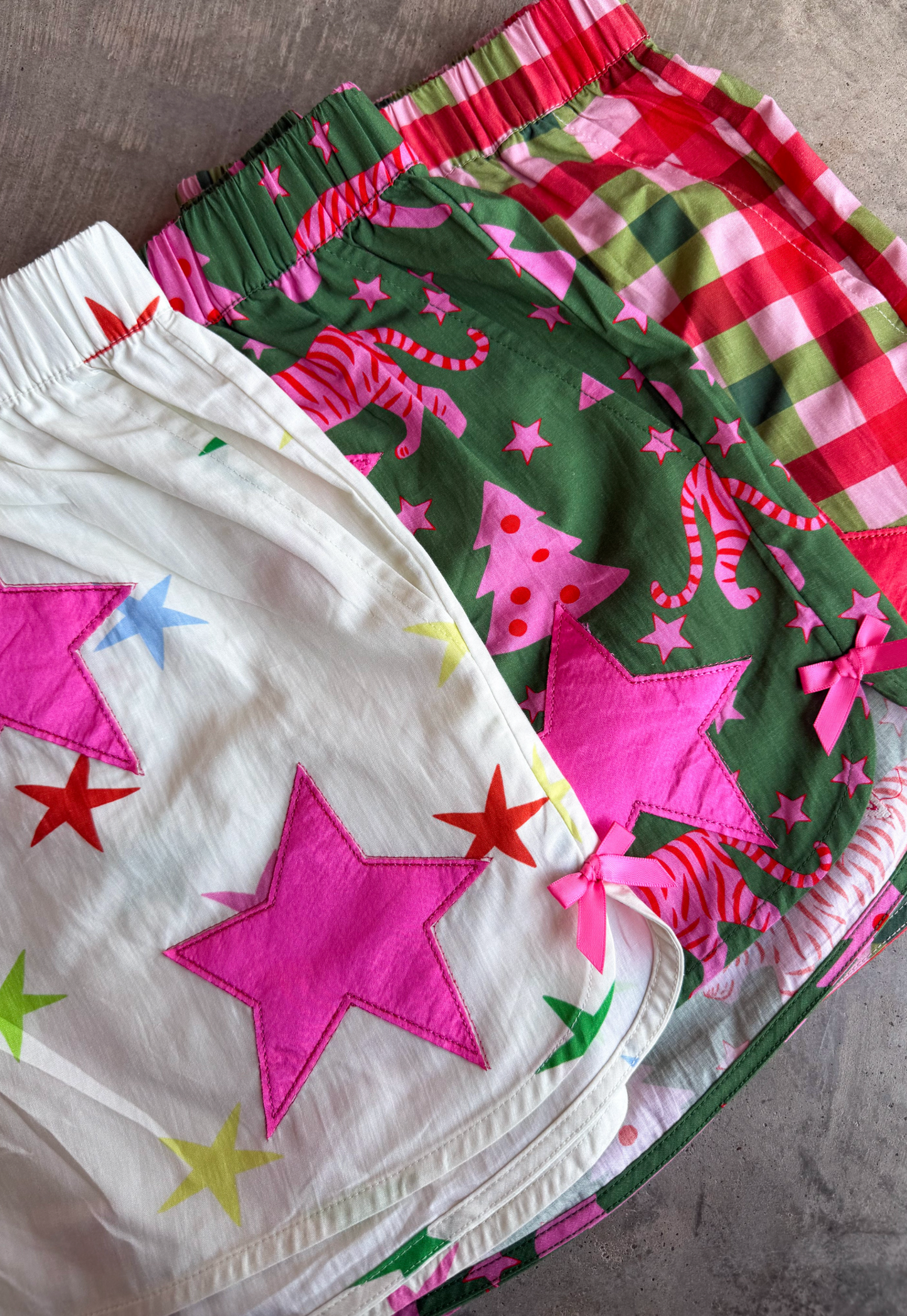 *PREORDER* ALL STAR HOLIDAY SHORTS - THREE COLORS