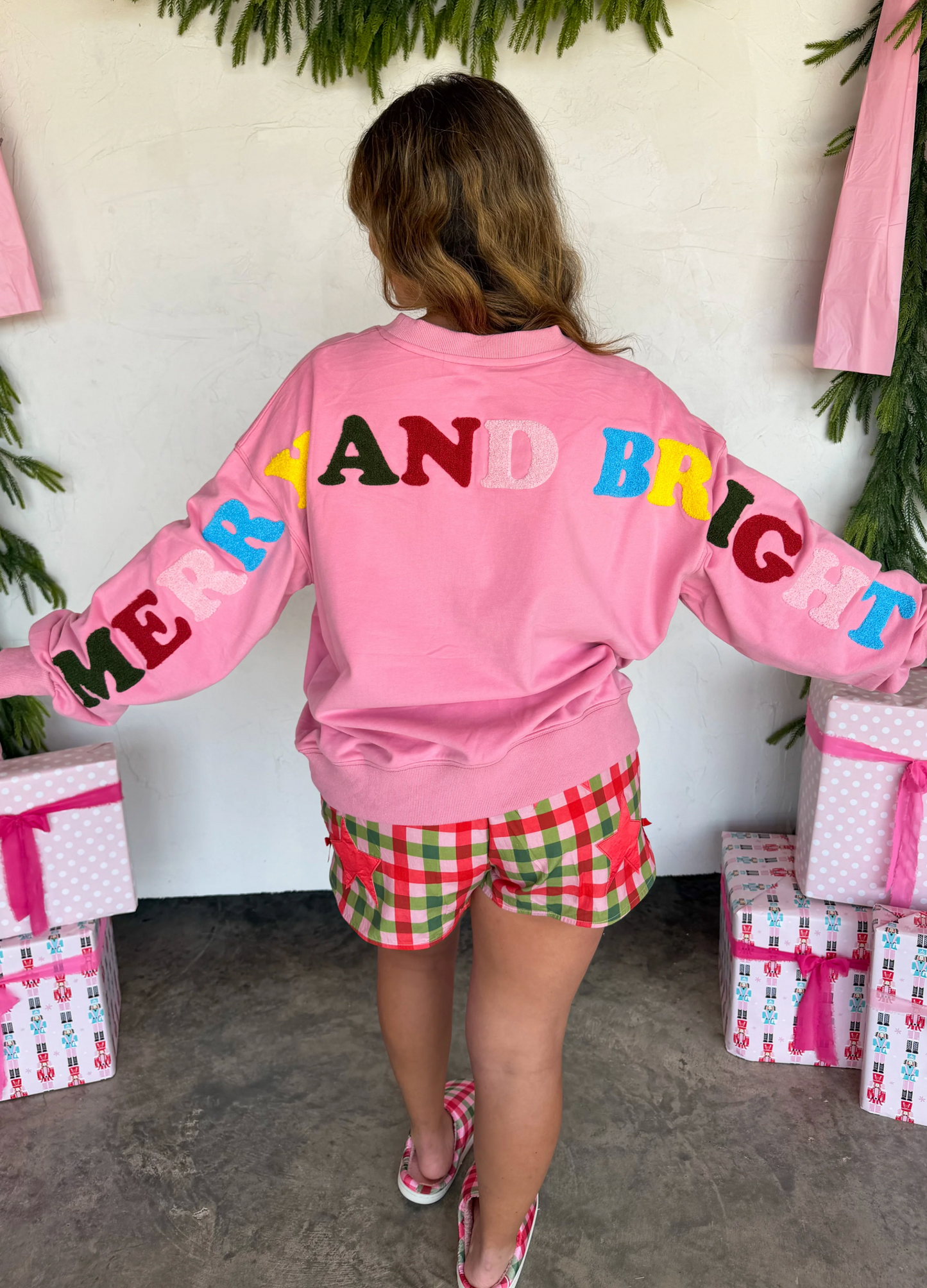 *PREORDER* MERRY & BRIGHT CHENILLE PULLOVER