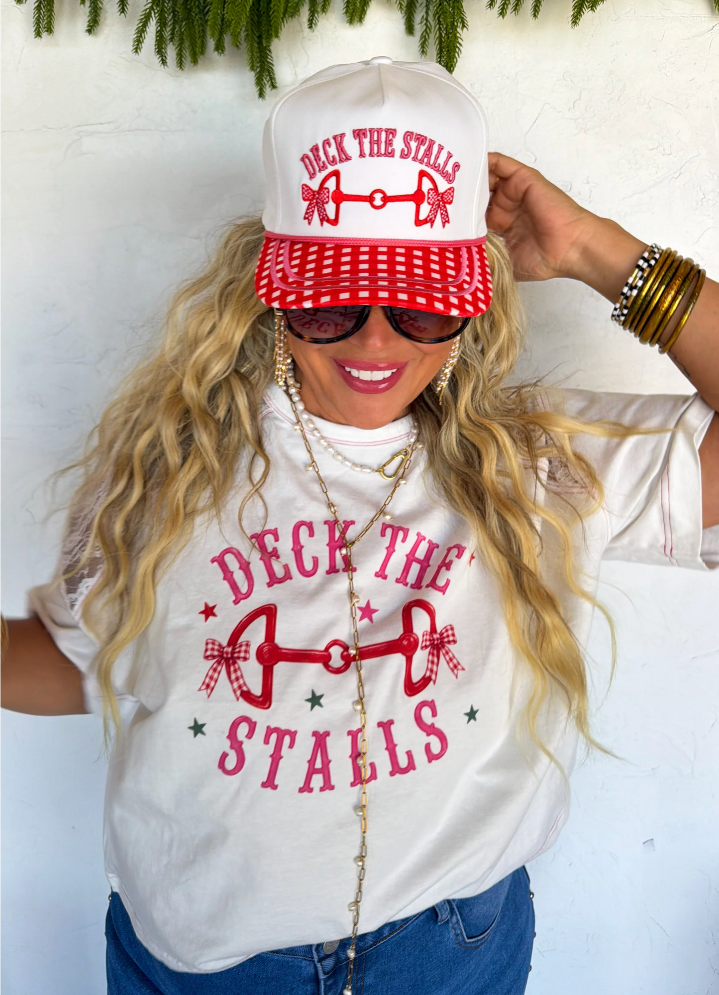 *PREORDER* DECK THE STALLS LACE TEE