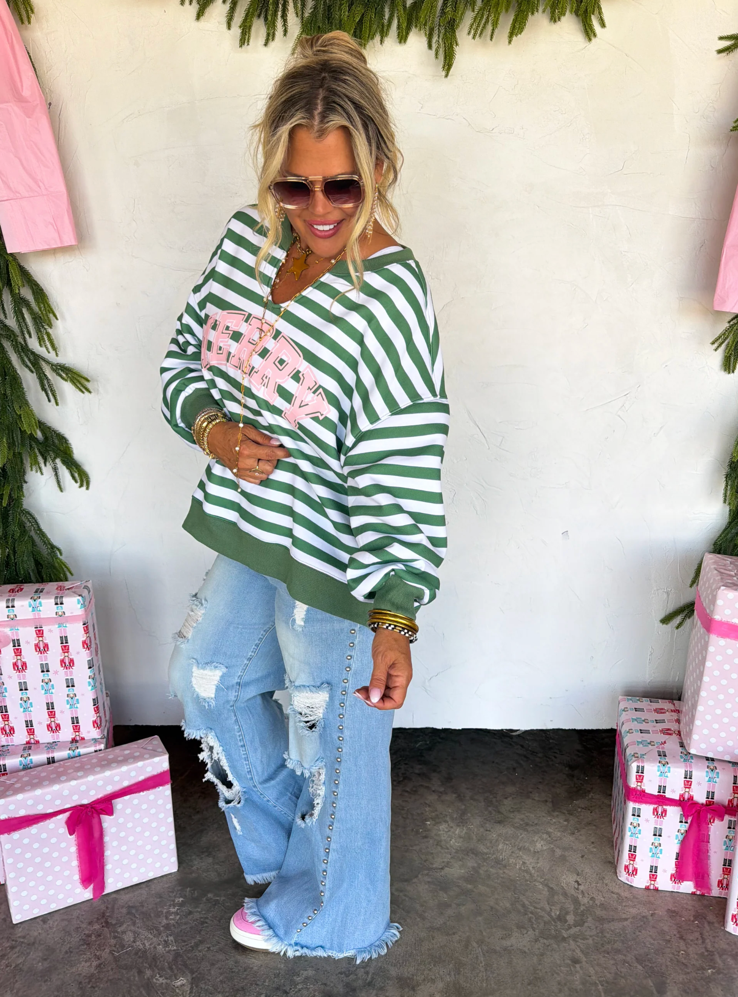 *PREORDER* JOLLY & MERRY OVERSIZED PULLOVER - THREE COLORS
