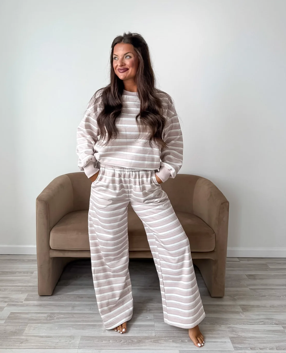 *PREORDER* EASY STREET SET in BLUSH STRIPE