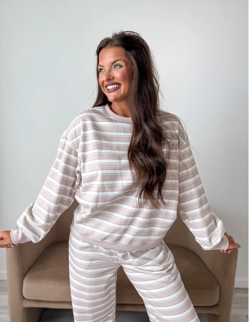*PREORDER* EASY STREET SET in BLUSH STRIPE