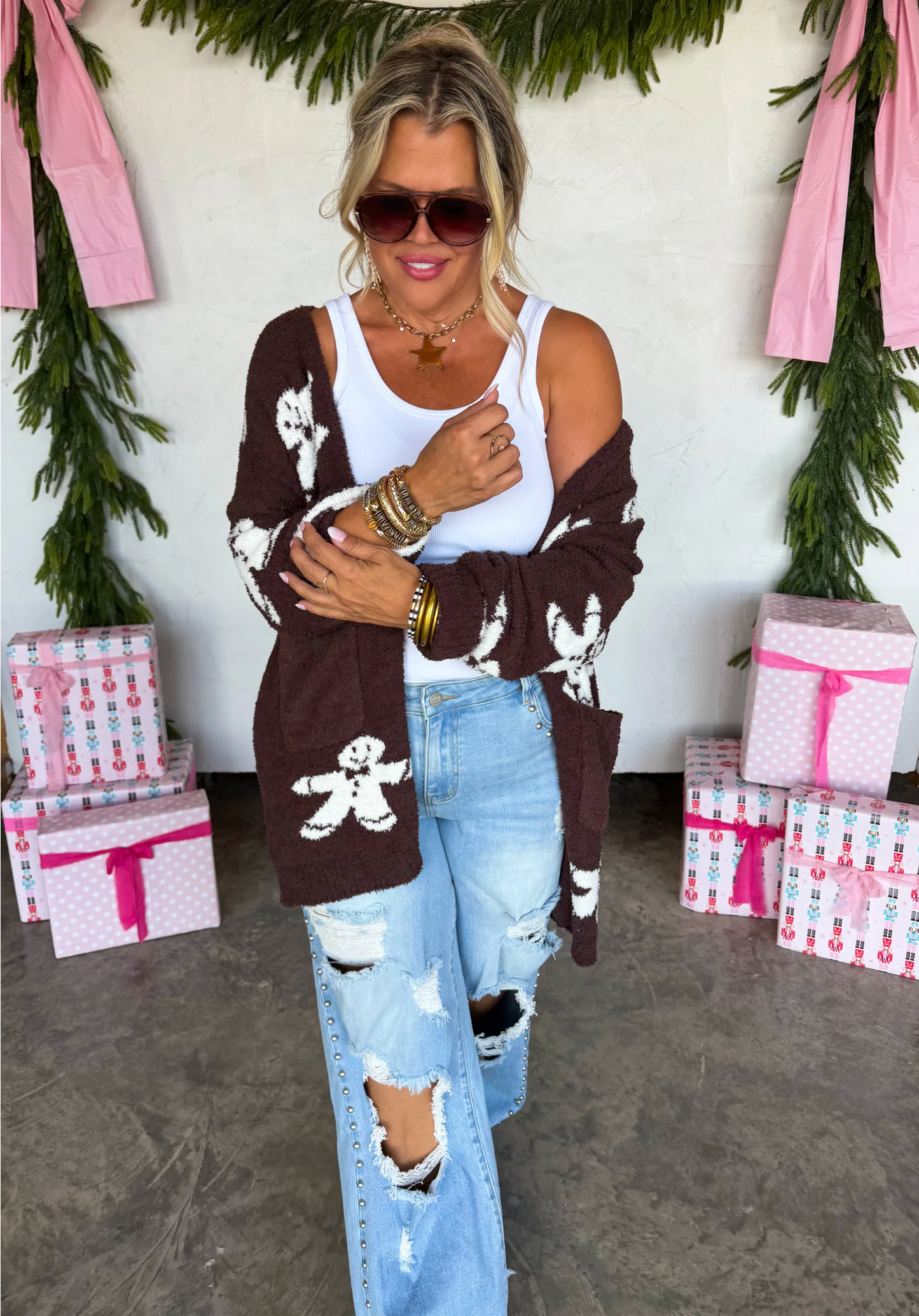 *PREORDER* COZY CHRISTMAS CLOUD CARDIGAN - FIVE COLORS