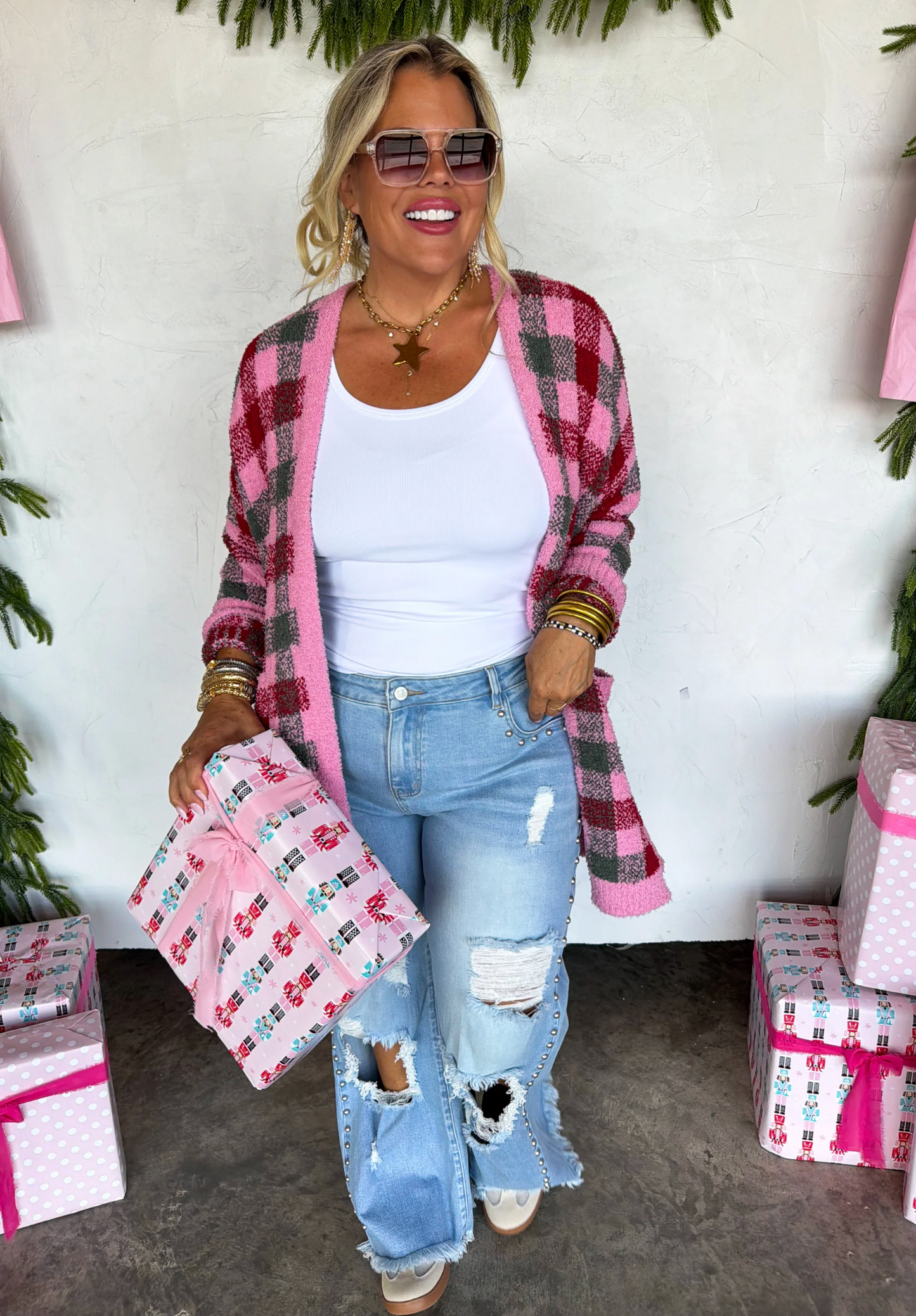 *PREORDER* COZY CHRISTMAS CLOUD CARDIGAN - FIVE COLORS