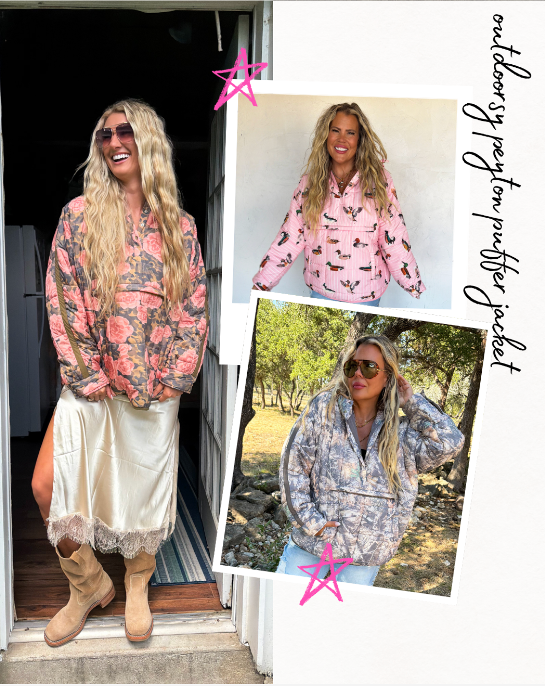 *PREORDER* OUTDOORSY PEYTON PUFFER JACKET - THREE COLORS