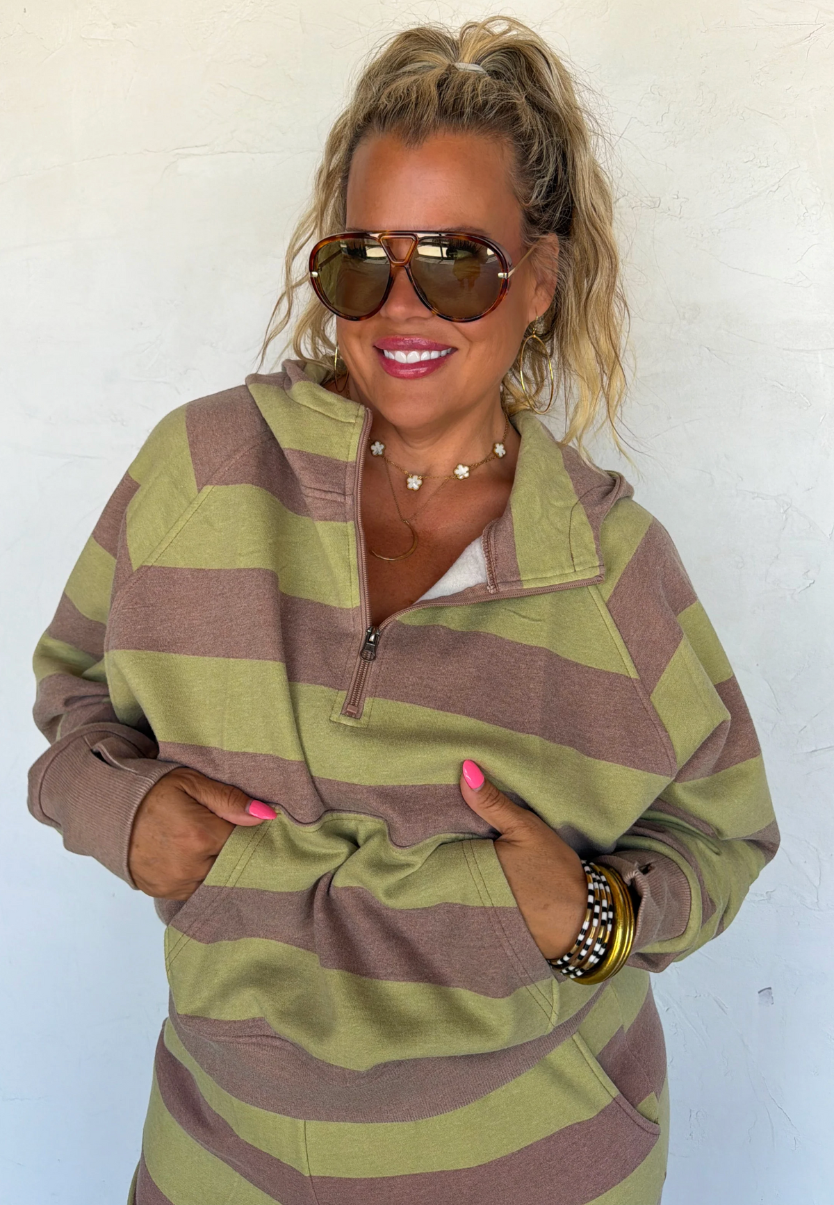 *PREORDER* STRIPE EASY DOES IT PULLOVER